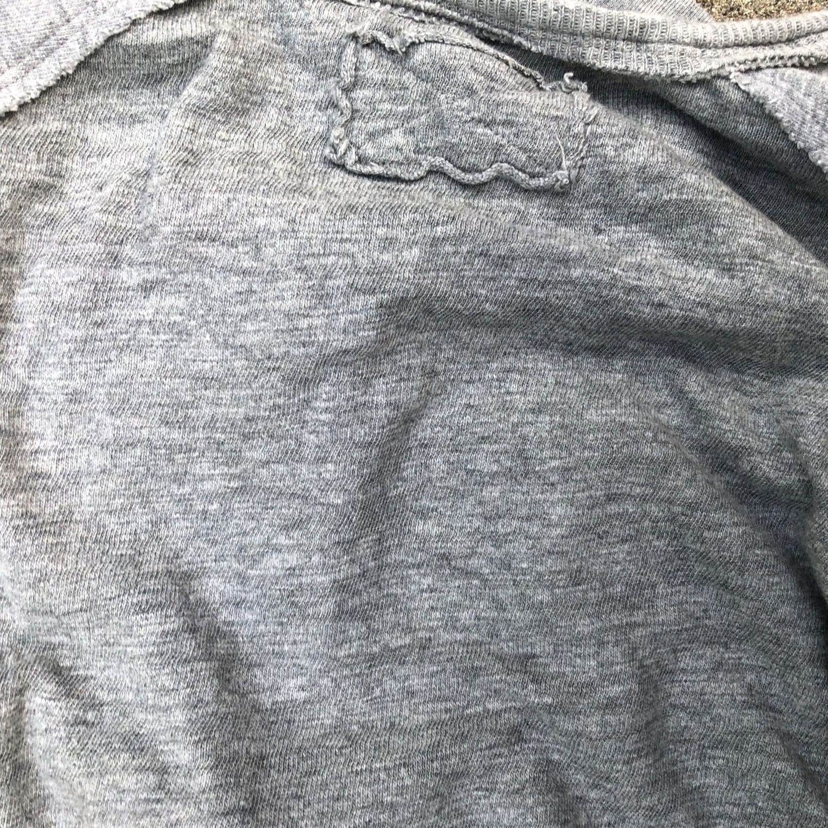 Vintage WE THE FREE Sweater Women's LARGE Gray Pullover Crew Oversized Short Sleeve Size XL / US 12-14 / IT 48-50 - 3 Thumbnail