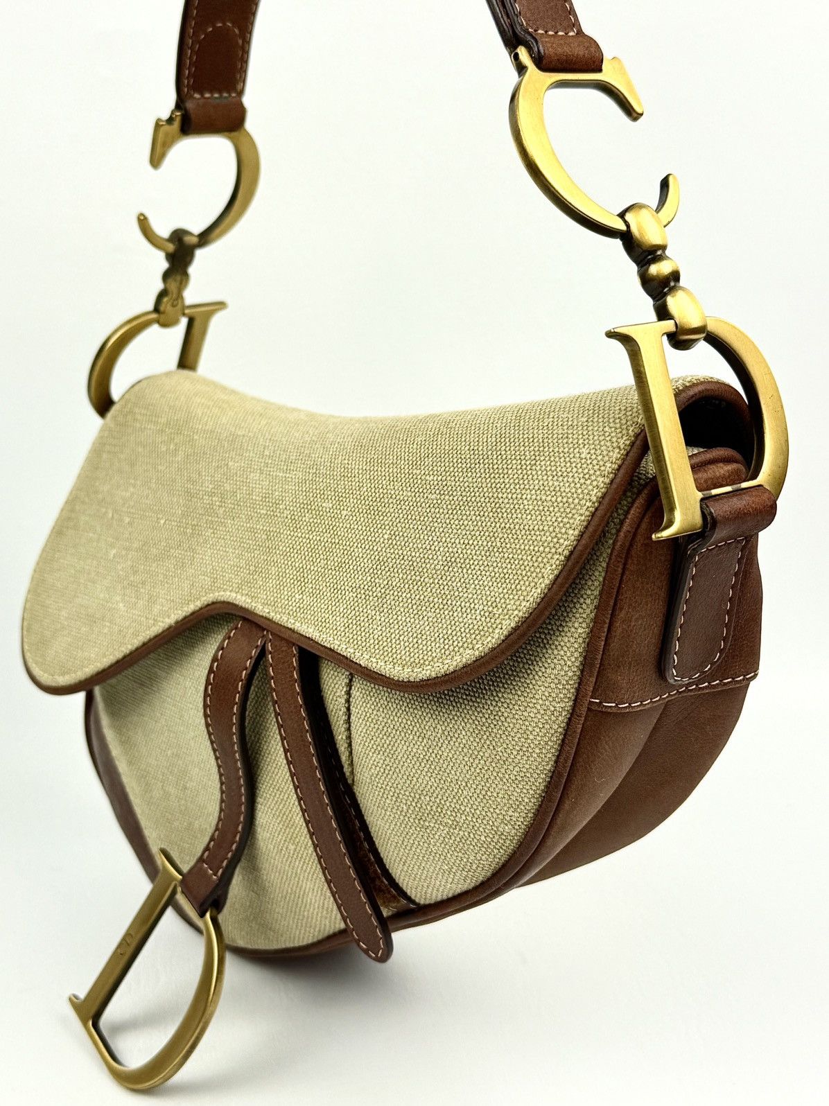 Dior Dior - John Galliano - SS/03 - Khaki & Brown - Saddle Size ONE SIZE - 5 Thumbnail
