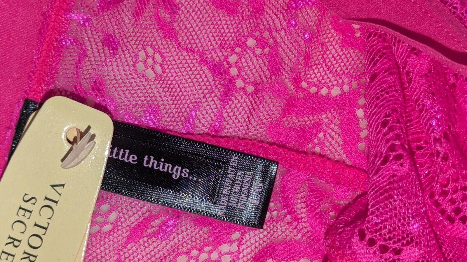 Victoria's Secret NWT Lot Of 3 Victoria's Secret Panties Size Large Size ONE SIZE - 4 Thumbnail