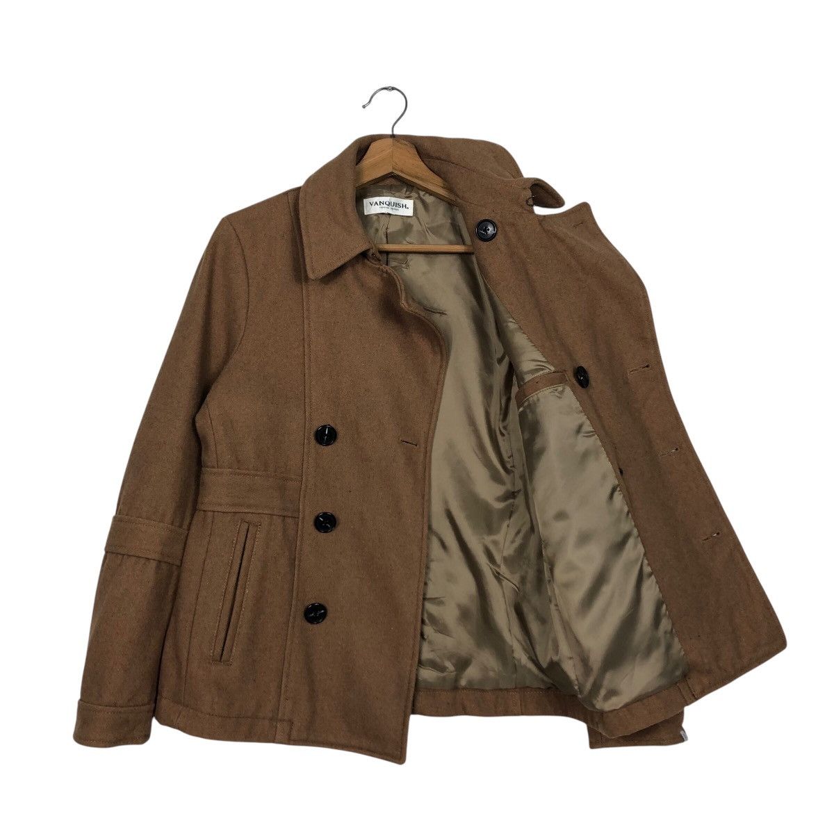 Japanese Brand × Vanquish 📌Vintage Wool Jacket Vanquish Double Breast Issey Miyake Size US S / EU 44-46 / 1 - 12 Thumbnail