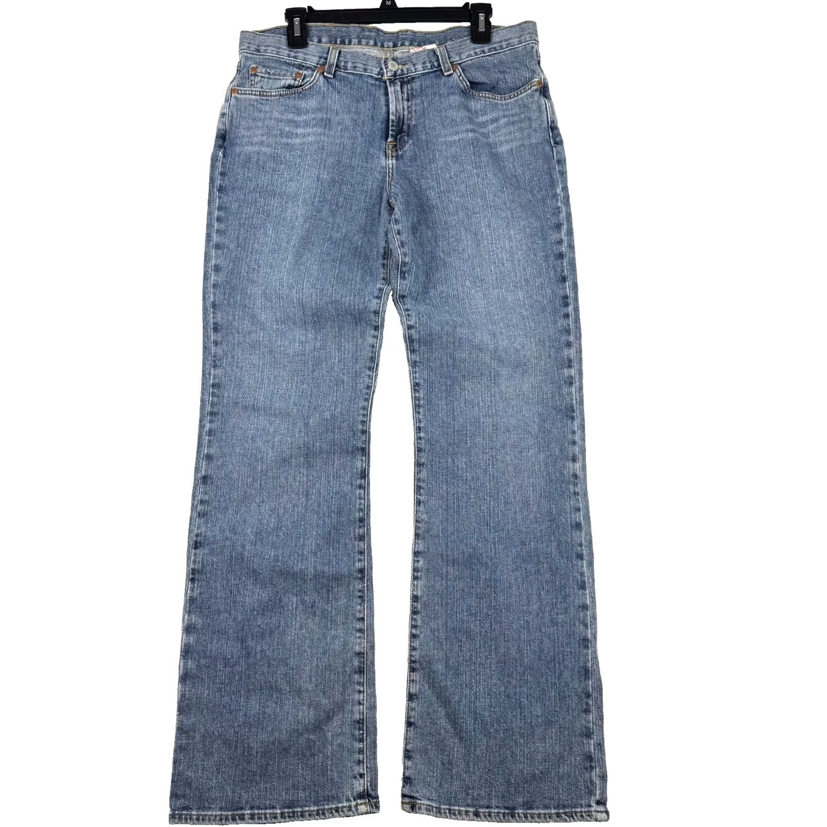 Lucky Brand VINTAGE Lucky Brand Dungarees Jeans Women 14 32x32 Mid Rise Bootcut 5-Pocket Denim Blue Y2K Size 36" / US 14 / IT 50 - 2 Thumbnail