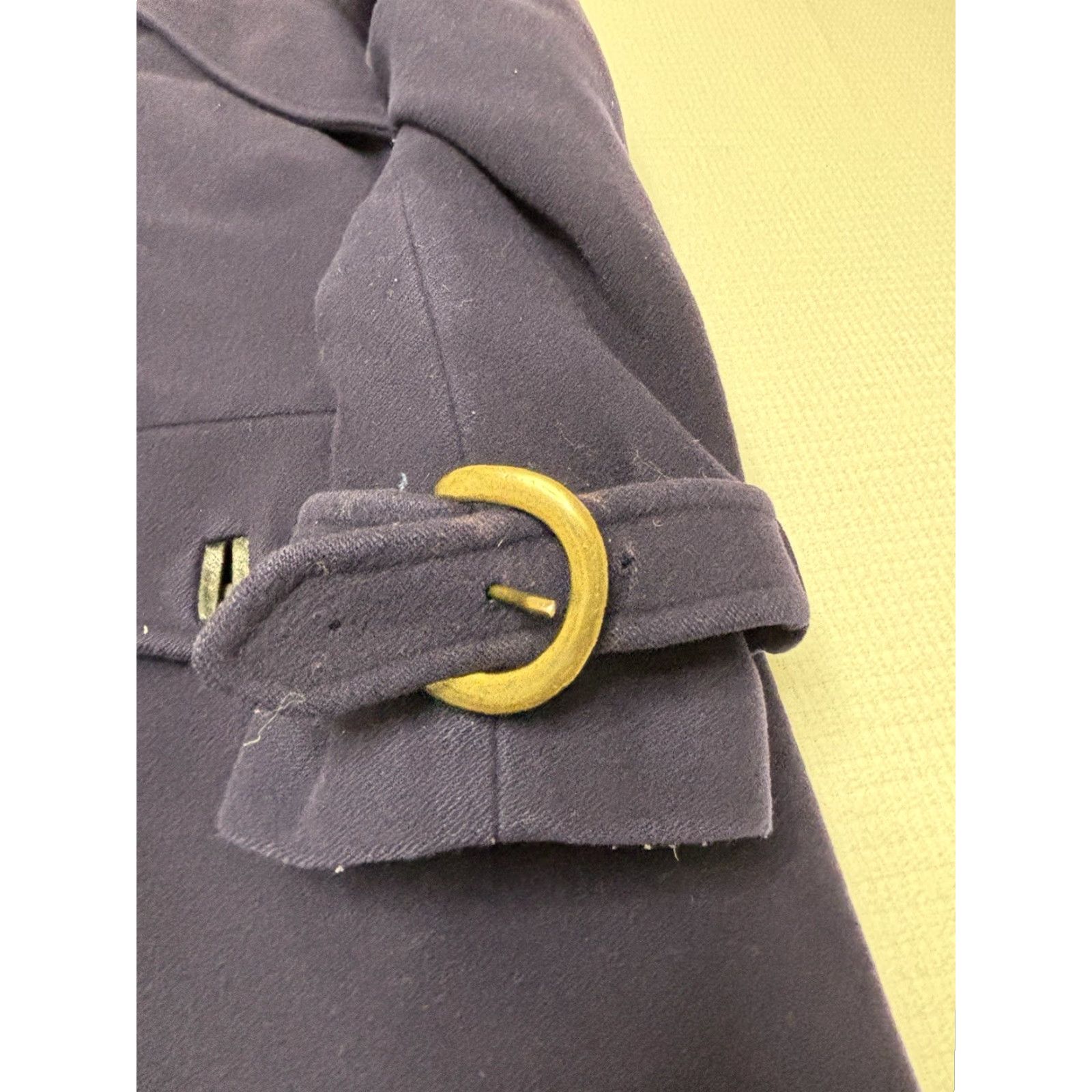 Bruno Magli VINTAGE Bruno Magli Coat Wool Navy Blue Fleece Lined Size 50 Button Men Size US M / EU 48-50 / 2 - 6 Thumbnail