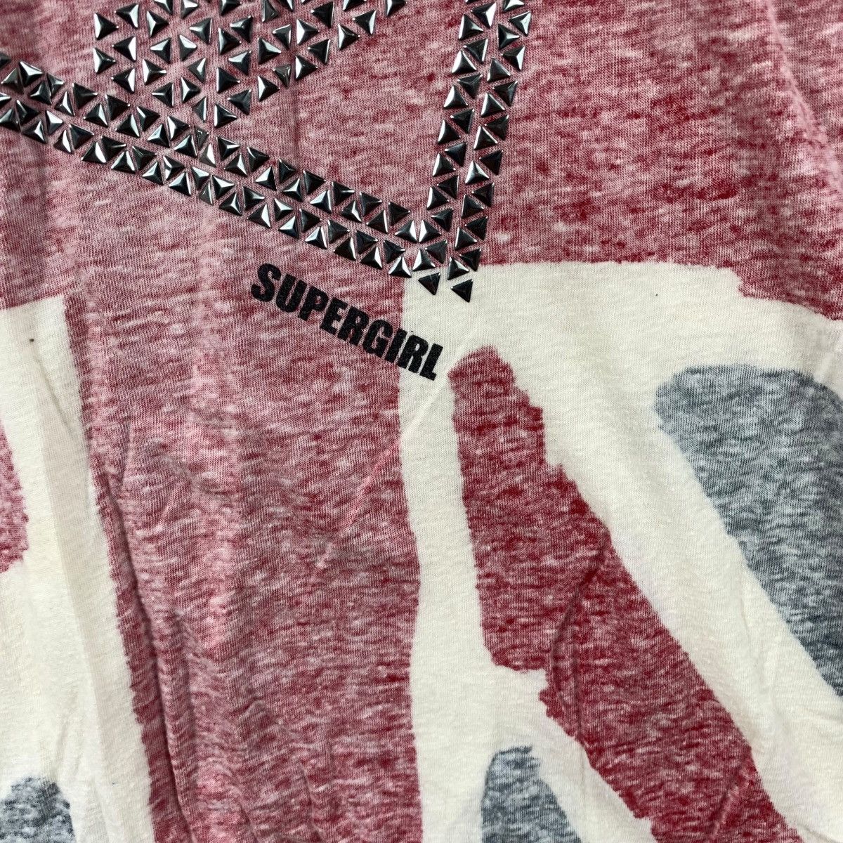 DC Comics DC COMICS SUPERGIRL UK Flag Raglan Superheroes Tee Shirt Top Size M / US 6-8 / IT 42-44 - 7 Thumbnail