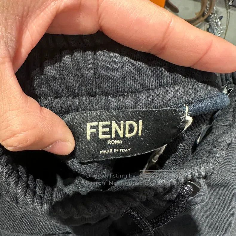 Fendi Fendi Logo Trimmed Shorts Size US 32 / EU 48 - 3 Thumbnail