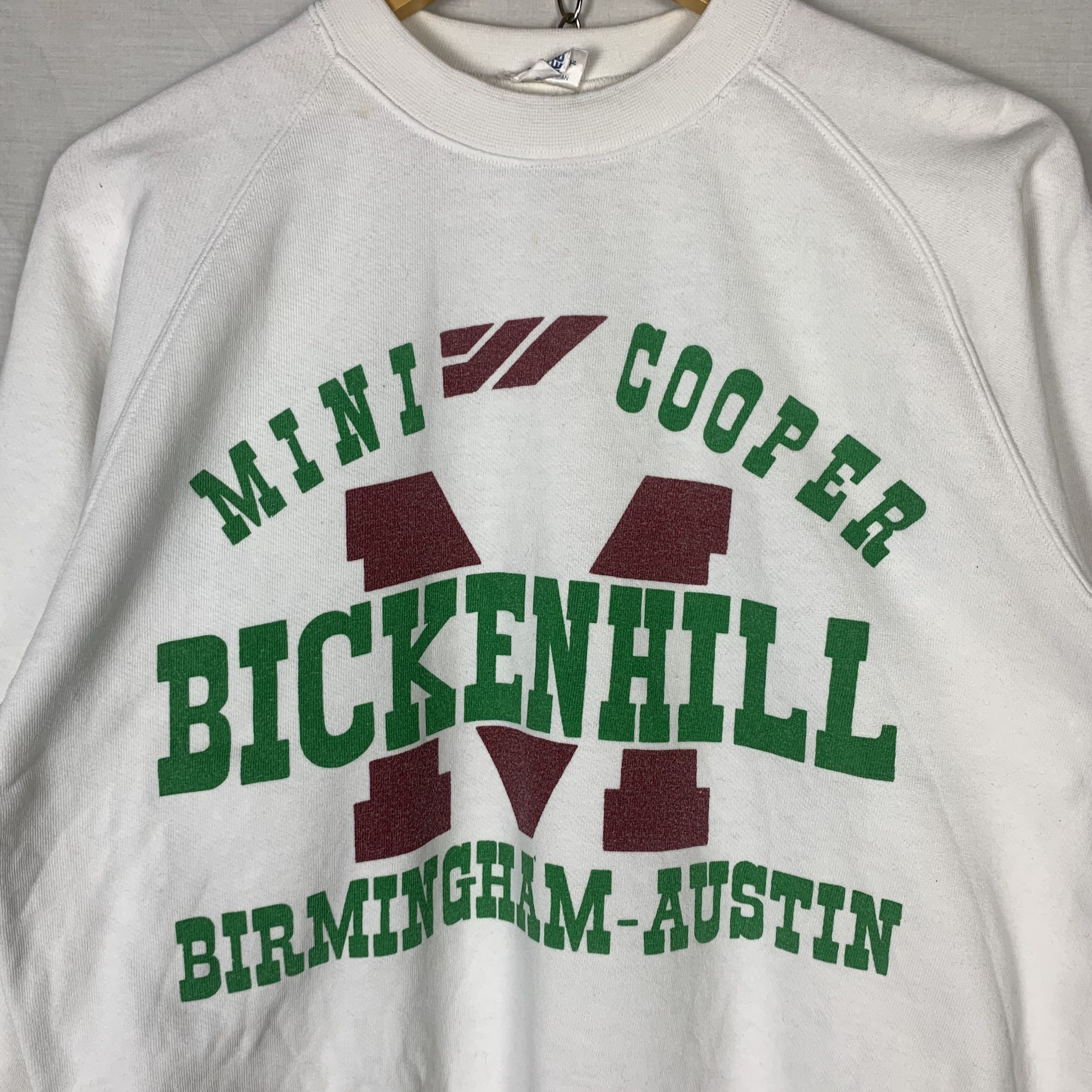 Vintage Mini Cooper Bickenhill Birmingham Sweatshirt Crewneck Size US S / EU 44-46 / 1 - 2 Thumbnail