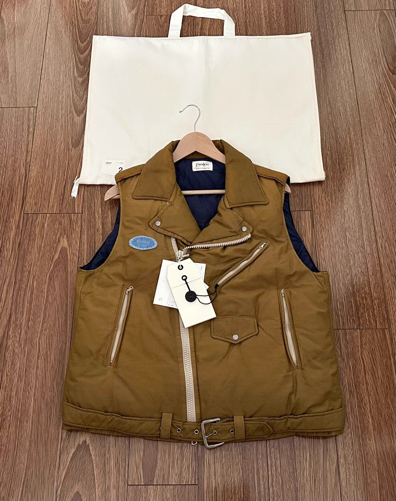 Visvim VISVIM 20AW STRABLER DOWN VEST mud dyed biker size 2 Size US M / EU 48-50 / 2 - 1 Thumbnail