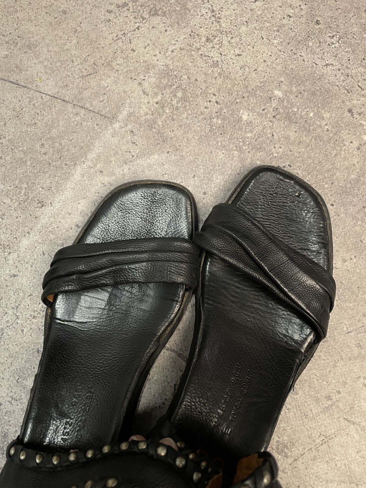 Vintage AS 98 Guidi Style Sandal High Leather Biker Boots