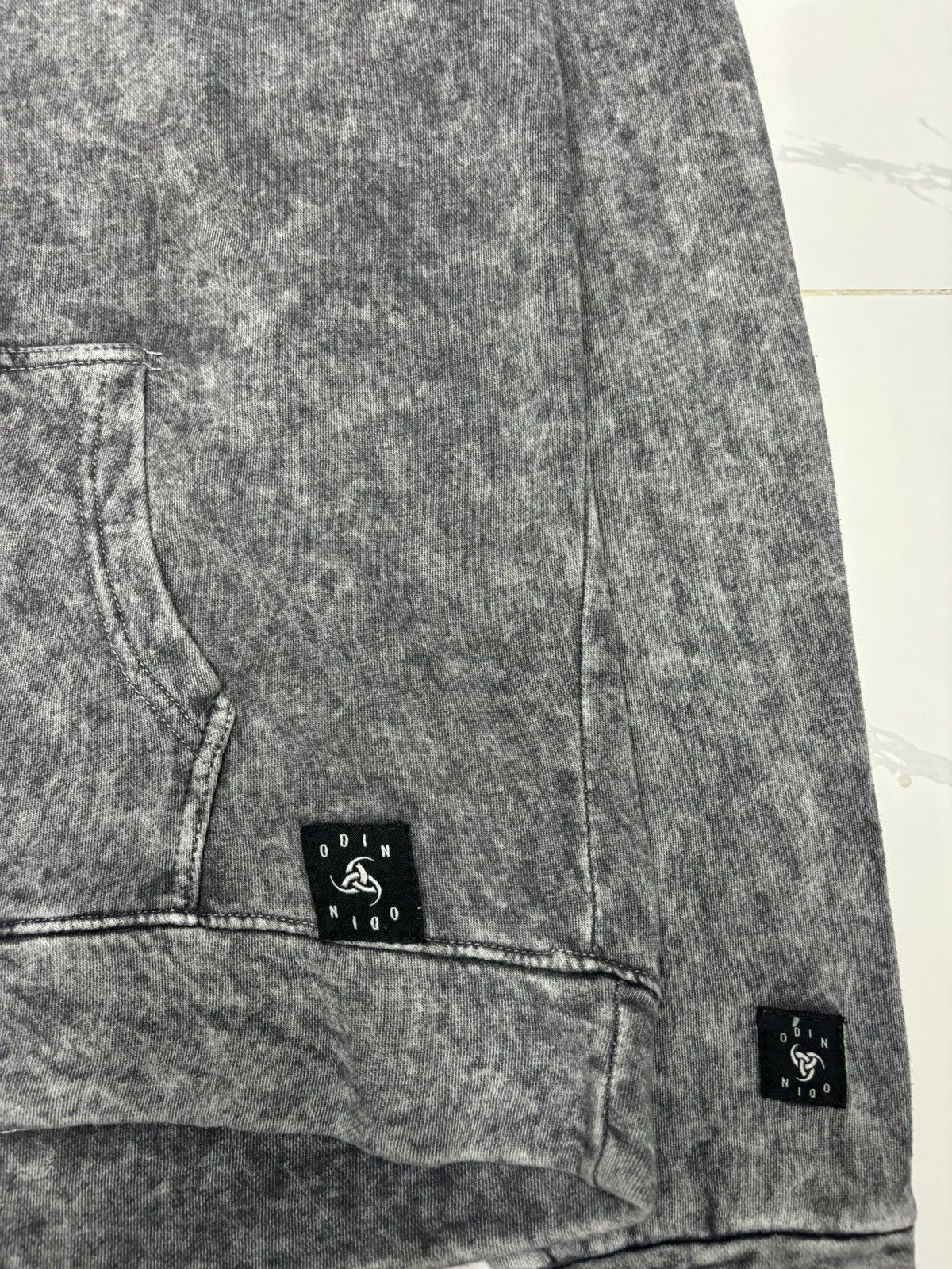 Odin × Vintage 🔥ODIN SMOKE GREY WASH SWEATER HOODIES Size US XL / EU 56 / 4 - 9 Thumbnail