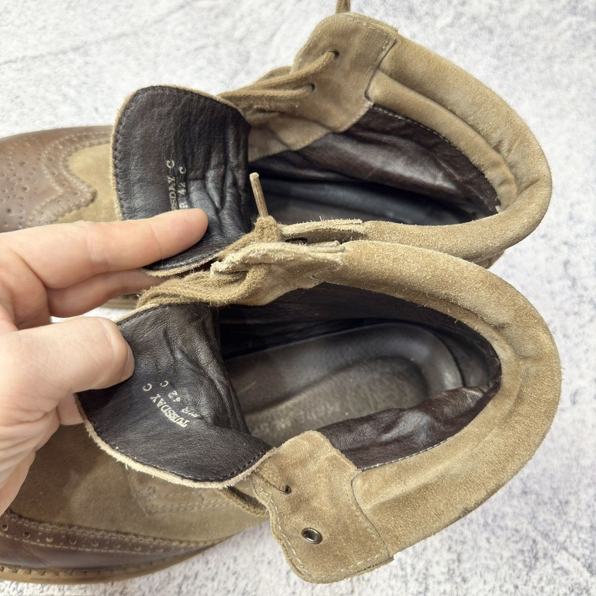 Designer × Panama Jack Panama Jack Brogue Boots US9 UK8 EU42 27cm Size US 9 / EU 42 - 13 Thumbnail