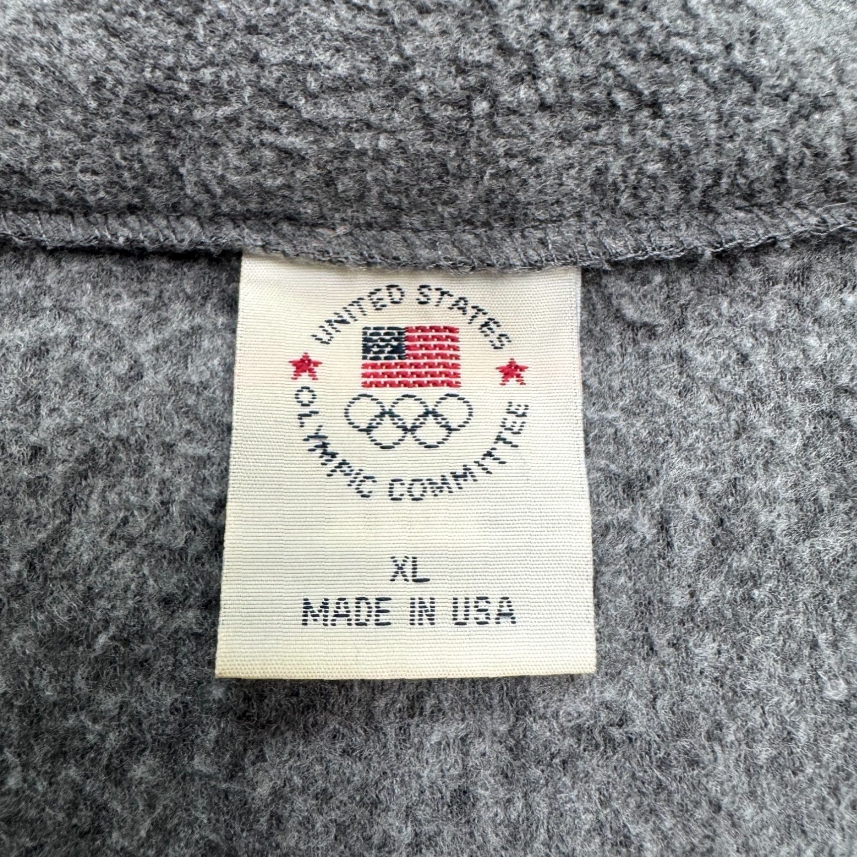 Vintage VINTAGE Olympic USA Fleece Vest Jacket Mens XL Gray Full Zip Sports Size US XL / EU 56 / 4 - 7 Thumbnail