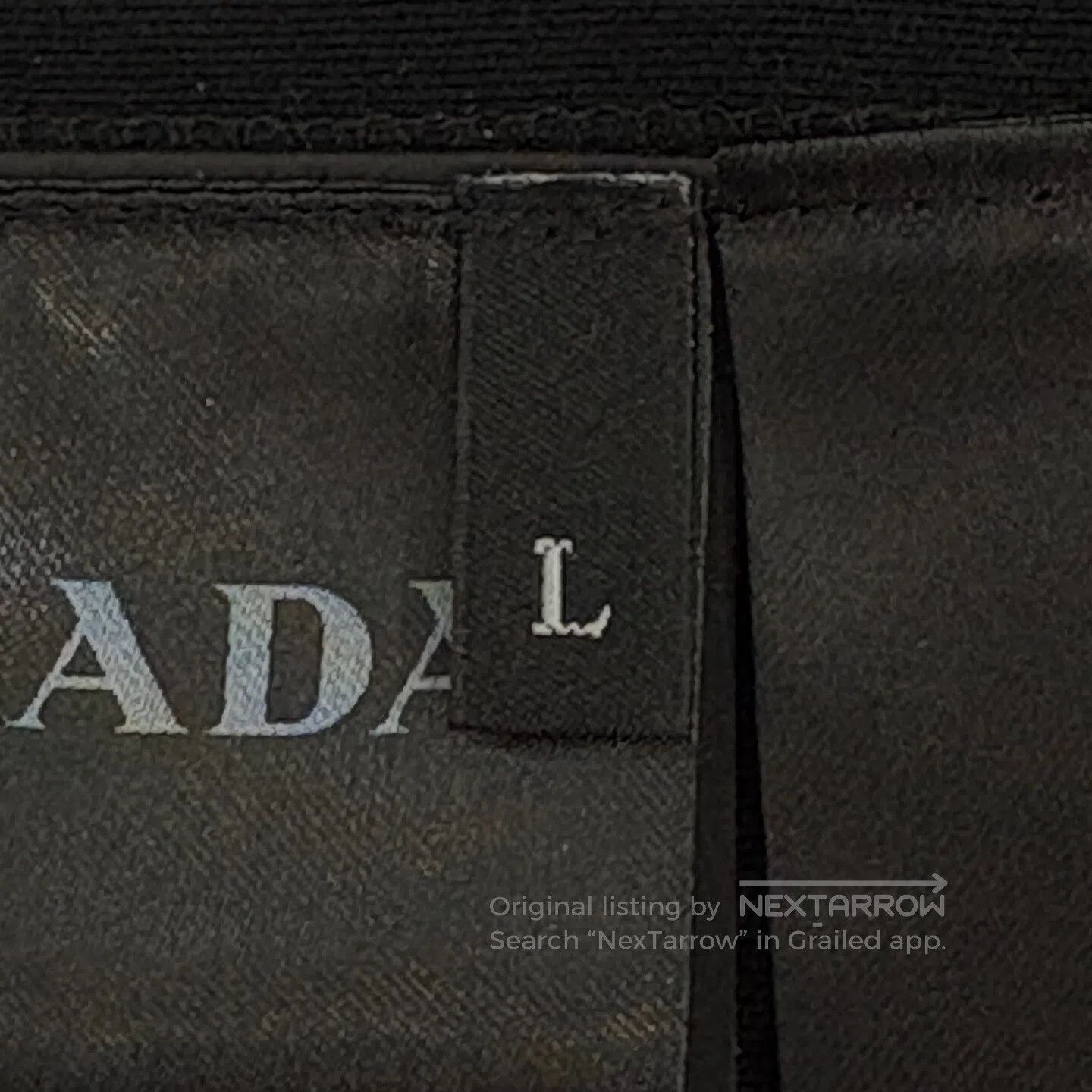 Prada Prada Delta-shaped logo long-sleeve T-shirt Size US L / EU 52-54 / 3 - 6 Thumbnail