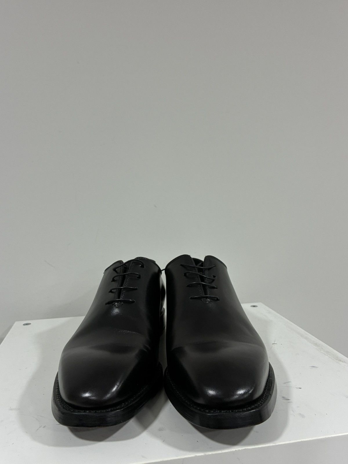 John Varvatos Regent Black Leather Oxford Size 11.5 Size US 11.5 / EU 44-45 - 7 Thumbnail