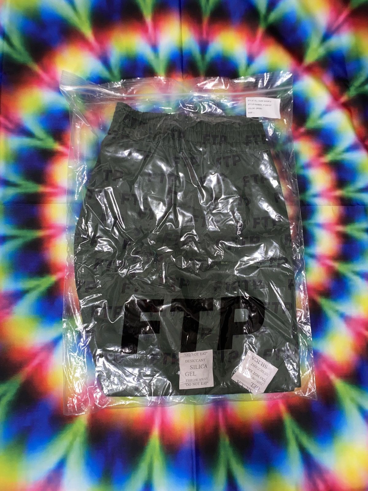 FTP All Over Canvas Shorts Olive