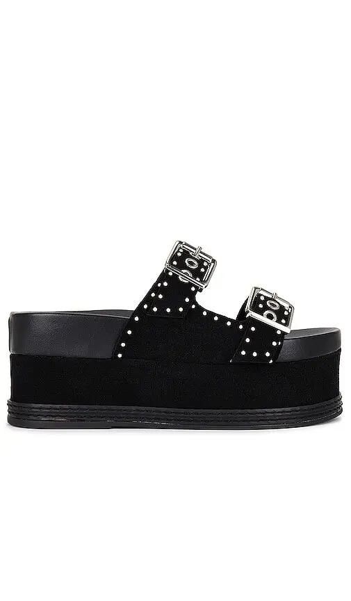 SCHUTZ Schutz X Revolve Sirah Flatform Slide – Black (8.5) Size US 8.5 / IT 38.5 - 2 Thumbnail