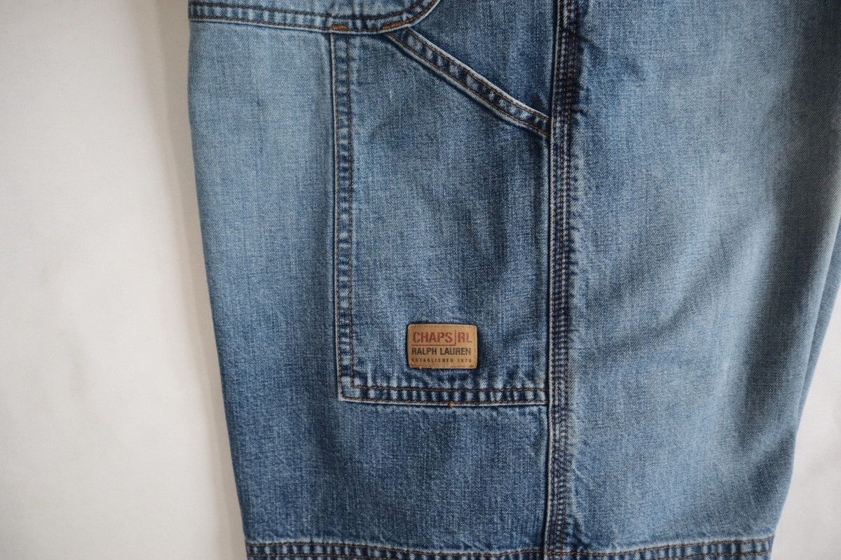 Chaps Ralph Lauren Chaps Ralph Lauren Denim Carpenter Shorts Size US 36 / EU 52 - 6 Thumbnail