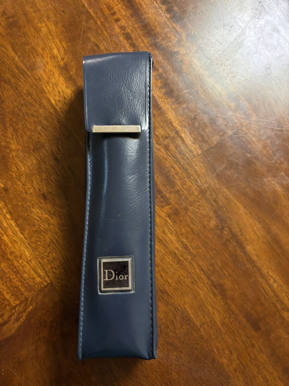 Dior VTG Dior Trotter Blue Monogram Umbrella with Leather Case Size ONE SIZE - 5 Thumbnail