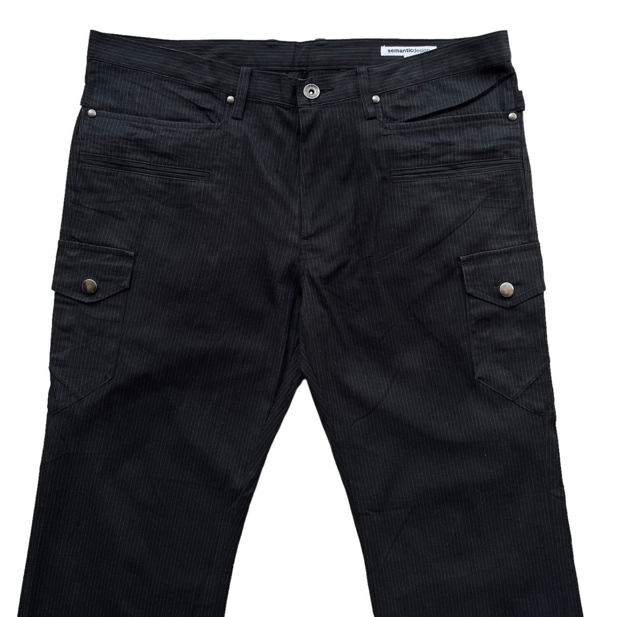 If Six Was Nine × Japanese Brand × semanticdesign SEMANTIC DESIGN 8 POCKETS STRIPED PANTS Size US 34 / EU 50 - 9 Thumbnail