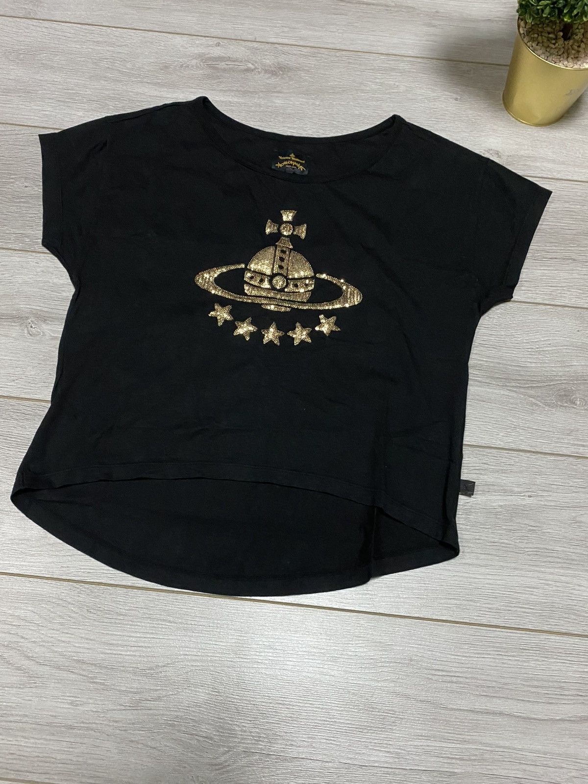 Vivienne Westwood Vivienne Westwood oversize big gold orb tee stars sunday Size S / US 4 / IT 40 - 2 Thumbnail