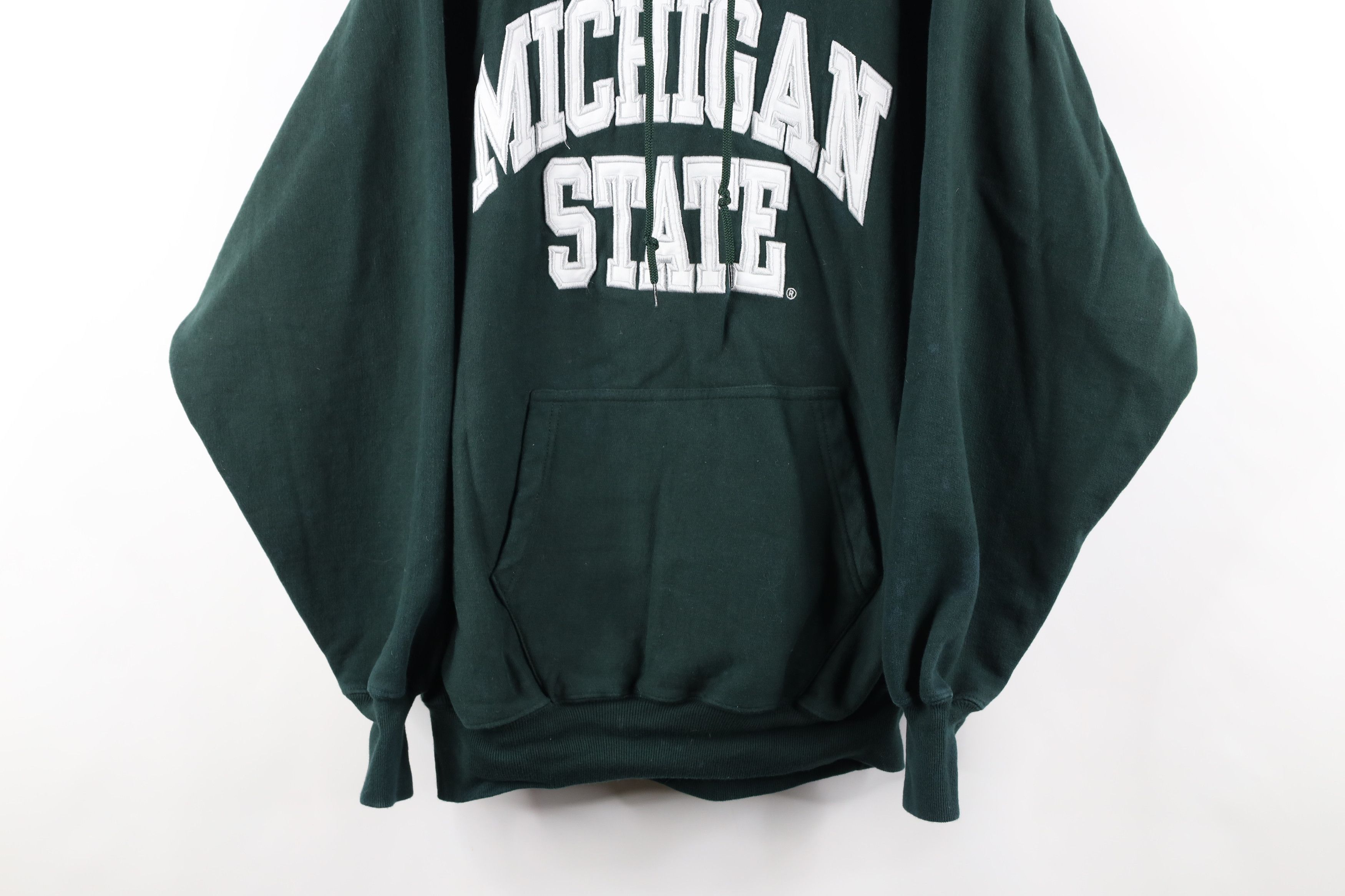 Vintage Vintage 90s Michigan State University Hoodie Sweatshirt Size ONE SIZE - 3 Thumbnail