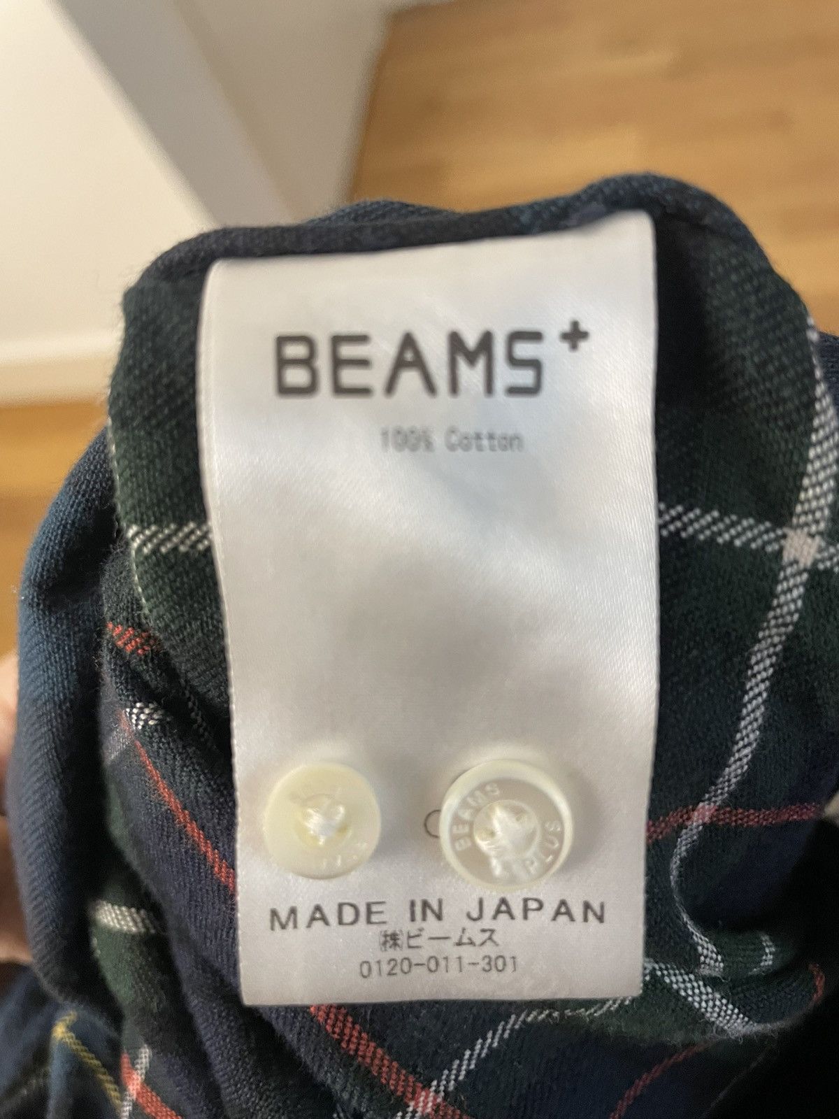 Beams Plus Beams Plus Multicolored Flannel Size US L / EU 52-54 / 3 - 4 Thumbnail