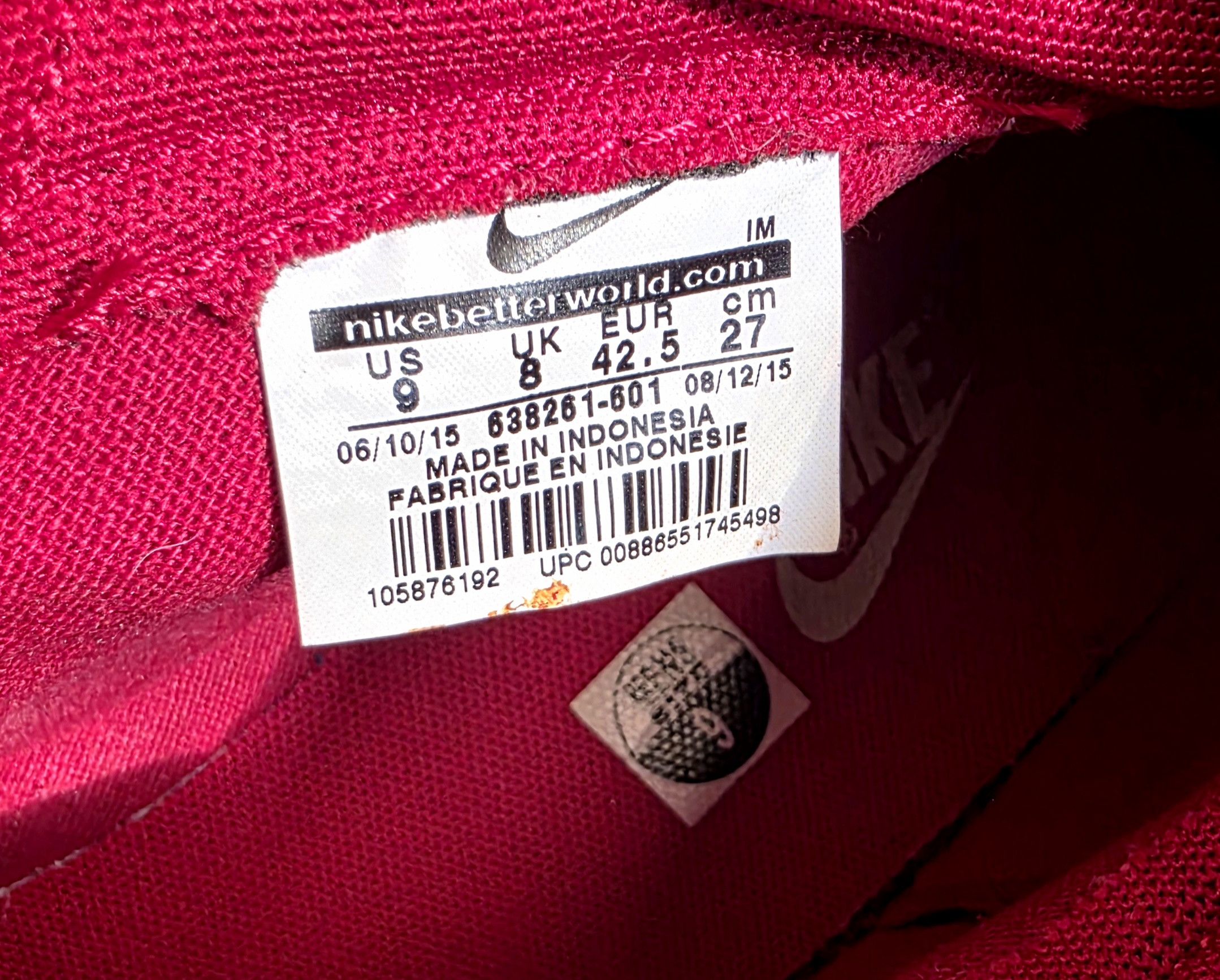 Nike Nike Blazer Mid Shoes Mens Size 9 Red Suede High Top Size US 9 / EU 42 - 8 Thumbnail