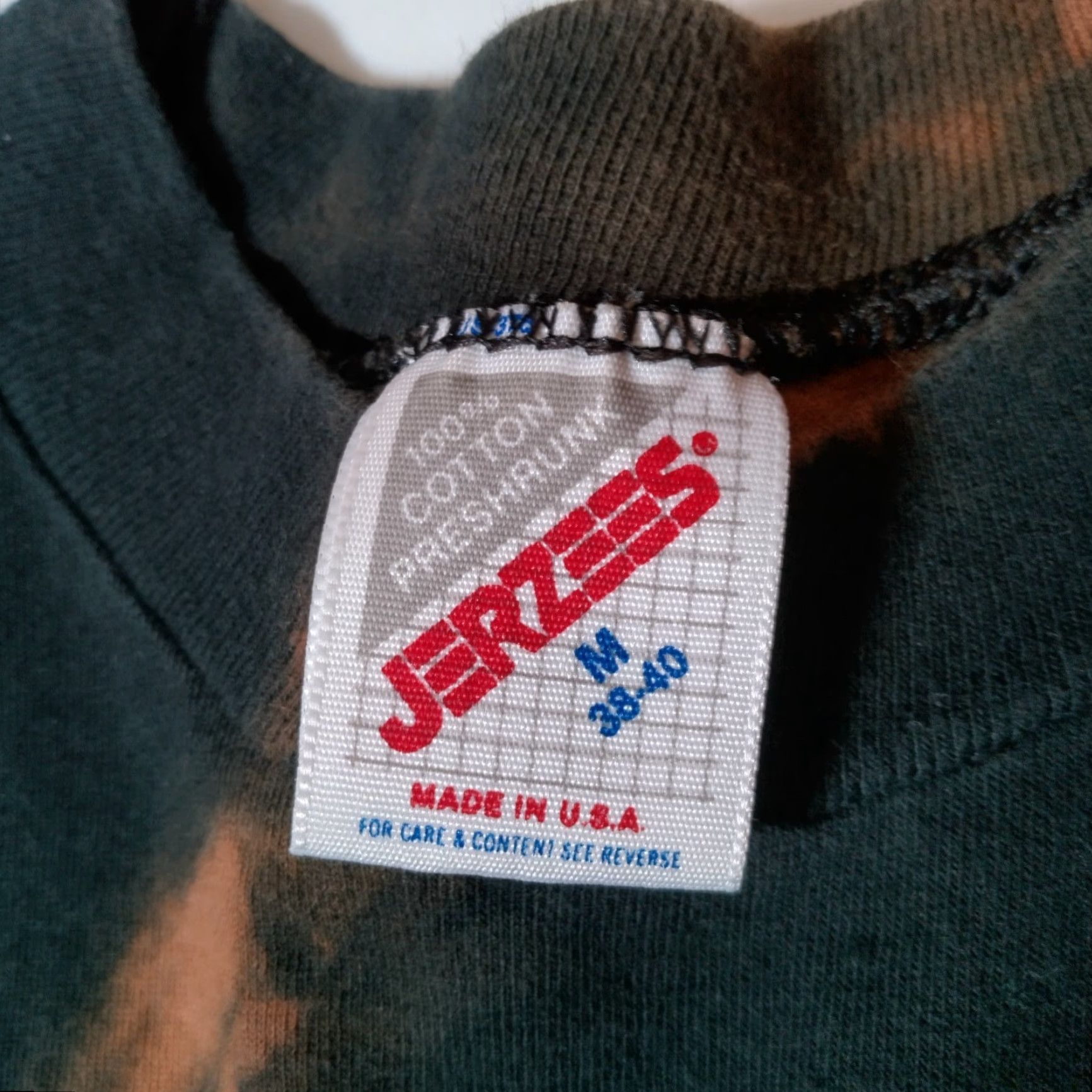 Jerzees VINTAGE JERZEES Bleach Dyed Hawaiian Shirt M Black I Climbed Diamond Head Cropped Womens Size M / US 6-8 / IT 42-44 - 4 Thumbnail