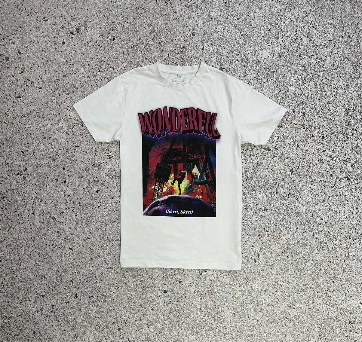 Band Tees × Japanese Brand Travis Scott Wonderful Skrrt Skrrt Band Promo T-shirt Size US L / EU 52-54 / 3 - 1 Thumbnail