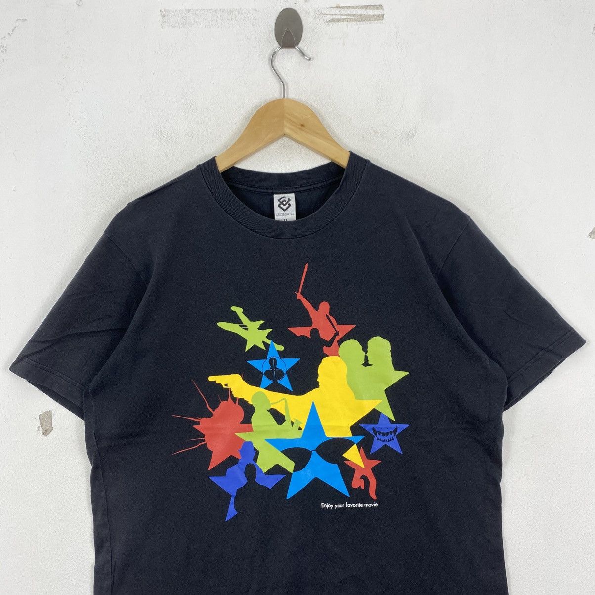 Vintage Uniqlo x Star Channel Grinder-Man Archival Tee M Black Y2K Size US M / EU 48-50 / 2 - 3 Thumbnail