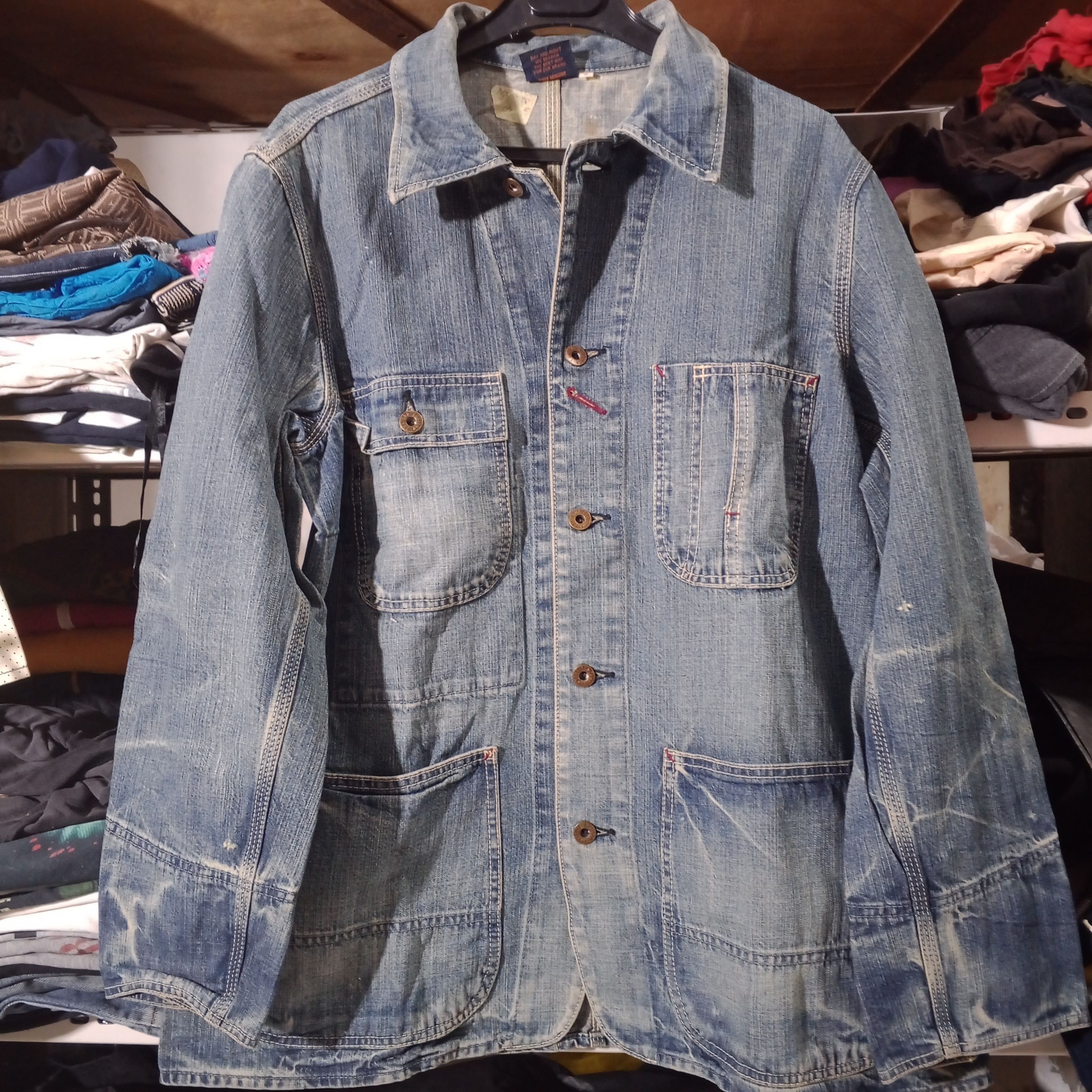 OMNIGOD Vintage Omnigod Trucker Denim Jacket Size US L / EU 52-54 / 3 - 1 Thumbnail