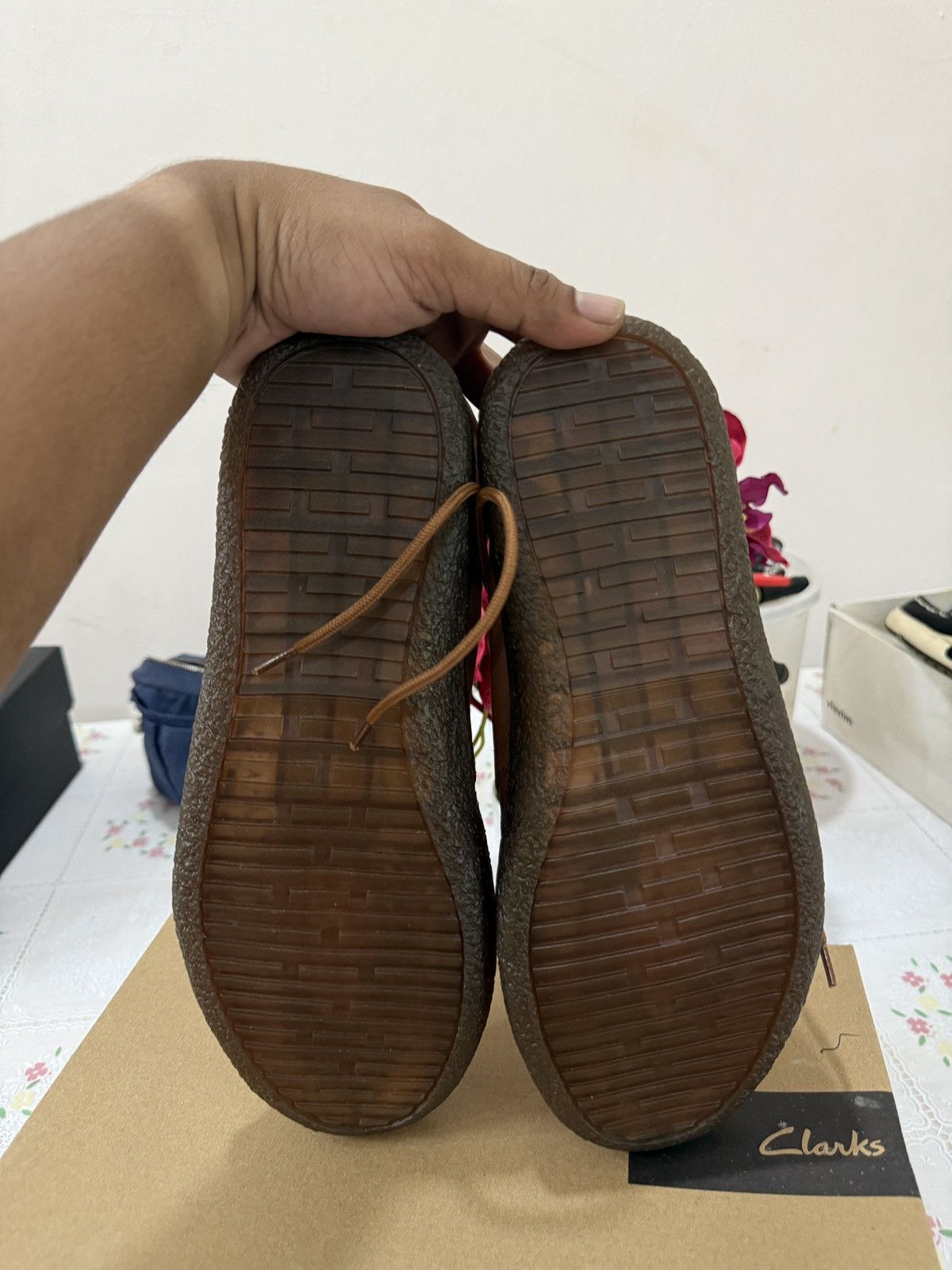 Clarks 🔥🔥🔥ARCHIVE CLARKS LEATHER SHOES Size US 10 / EU 43 - 6 Thumbnail