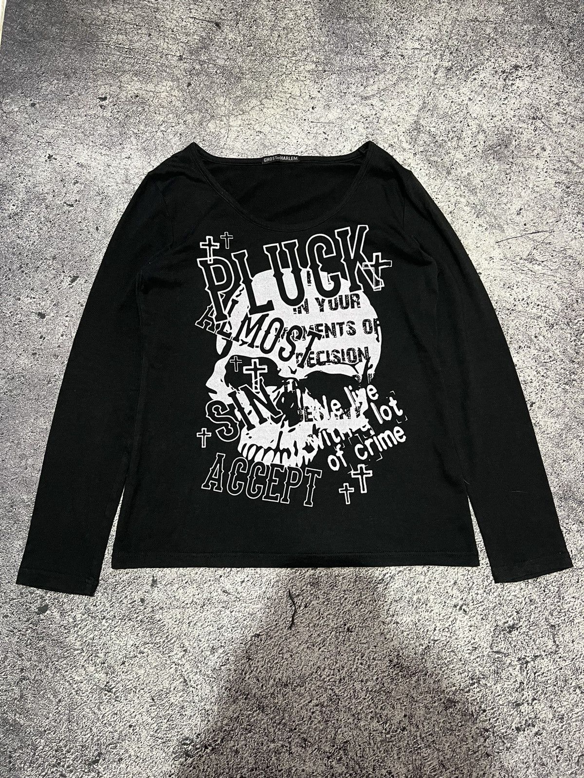 Le Grande Bleu (L.G.B.) 00s L.G.B. Skull Cross Tee | Grailed