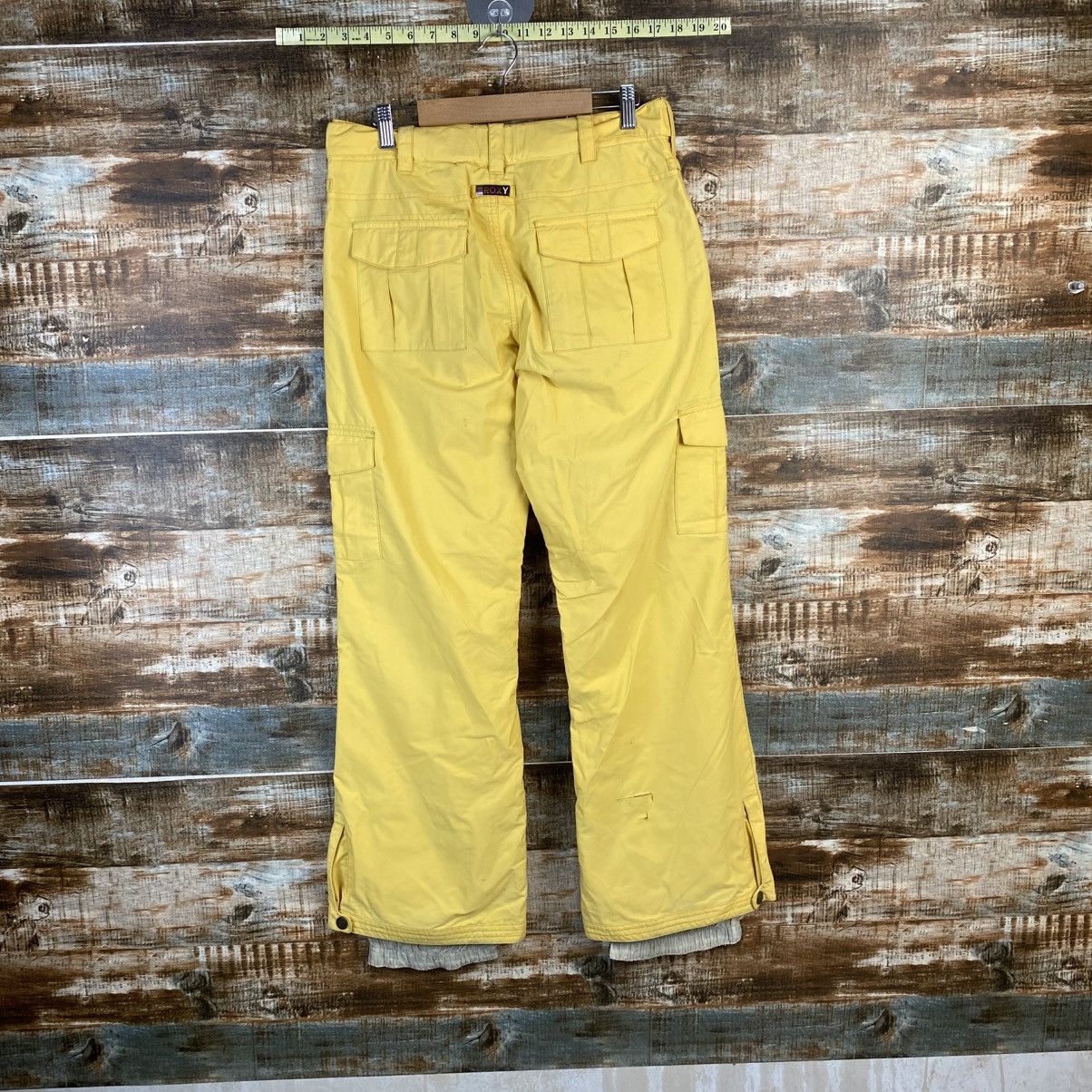 Japanese Brand DL Roxy Winter Sport Yellow Pants #C1123 Size 26" / US 2 / IT 38 - 17 Thumbnail