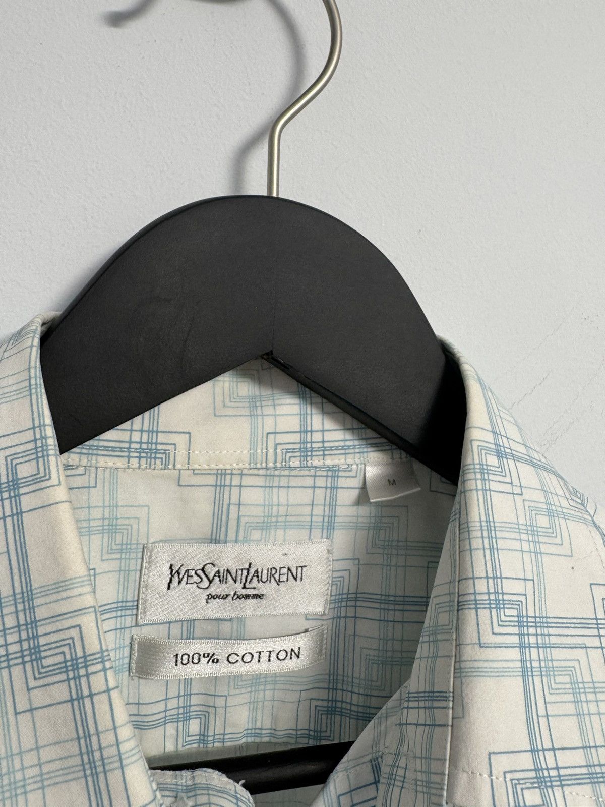 Yves Saint Laurent Yves Saint Laurent Button Up T-Shirt Luxury Size US M / EU 48-50 / 2 - 11 Thumbnail