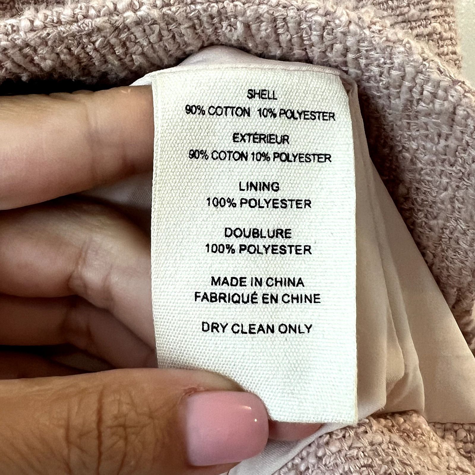 L'AGENCE L'agence Kenzie Petal Light pink Double Breasted Jacket Size XS / US 0-2 / IT 36-38 - 4 Thumbnail