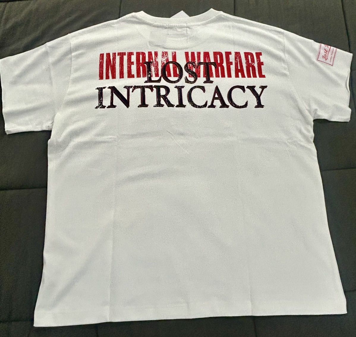 LOST INTRICACY Lost Intricacy “Front Page Mag” Graphic Tee White “Large” Size US L / EU 52-54 / 3 - 12 Thumbnail