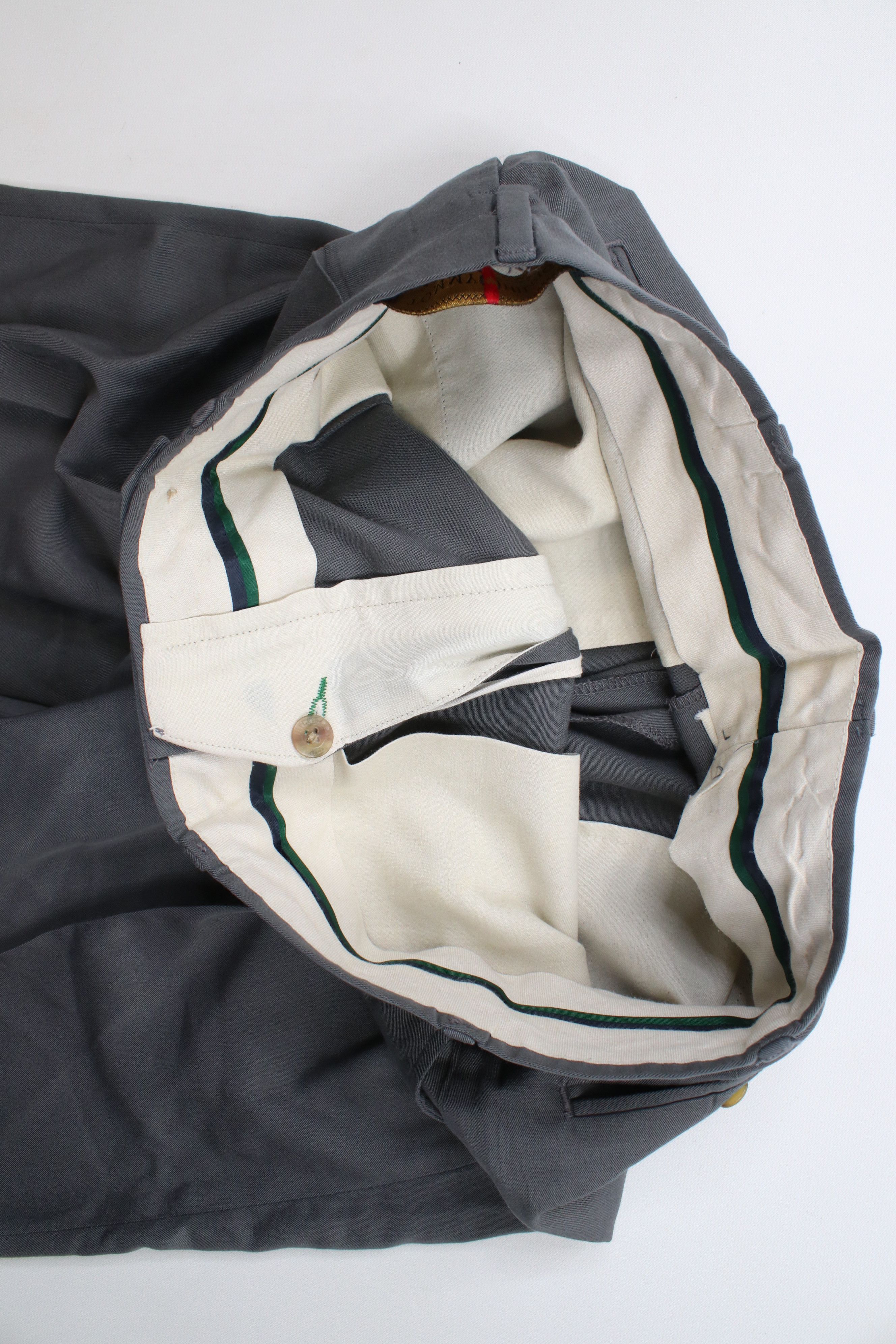 Tommy Hilfiger × Vintage Vintage 90s Tommy Hilfiger Wool Blend Wide Leg Chino Pants Size US 32 / EU 48 - 8 Thumbnail