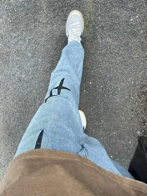 Japanese Brand Fukatsu x Kyoko Cross Denim Pant Size US 28 / EU 44 - 5 Thumbnail
