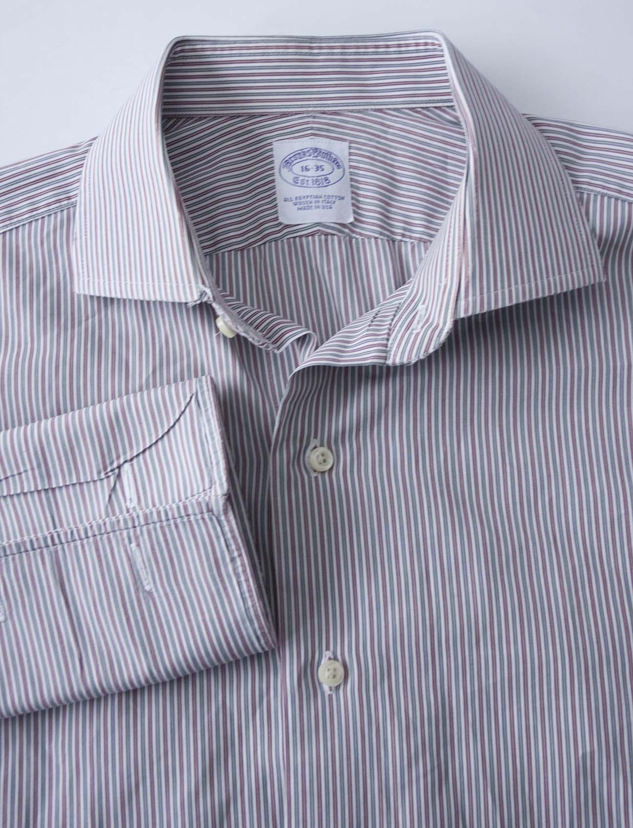 Brooks Brothers Brooks Brothers Shirt French Cuff Size 16/35 Stripe Size US L / EU 52-54 / 3 - 1 Thumbnail