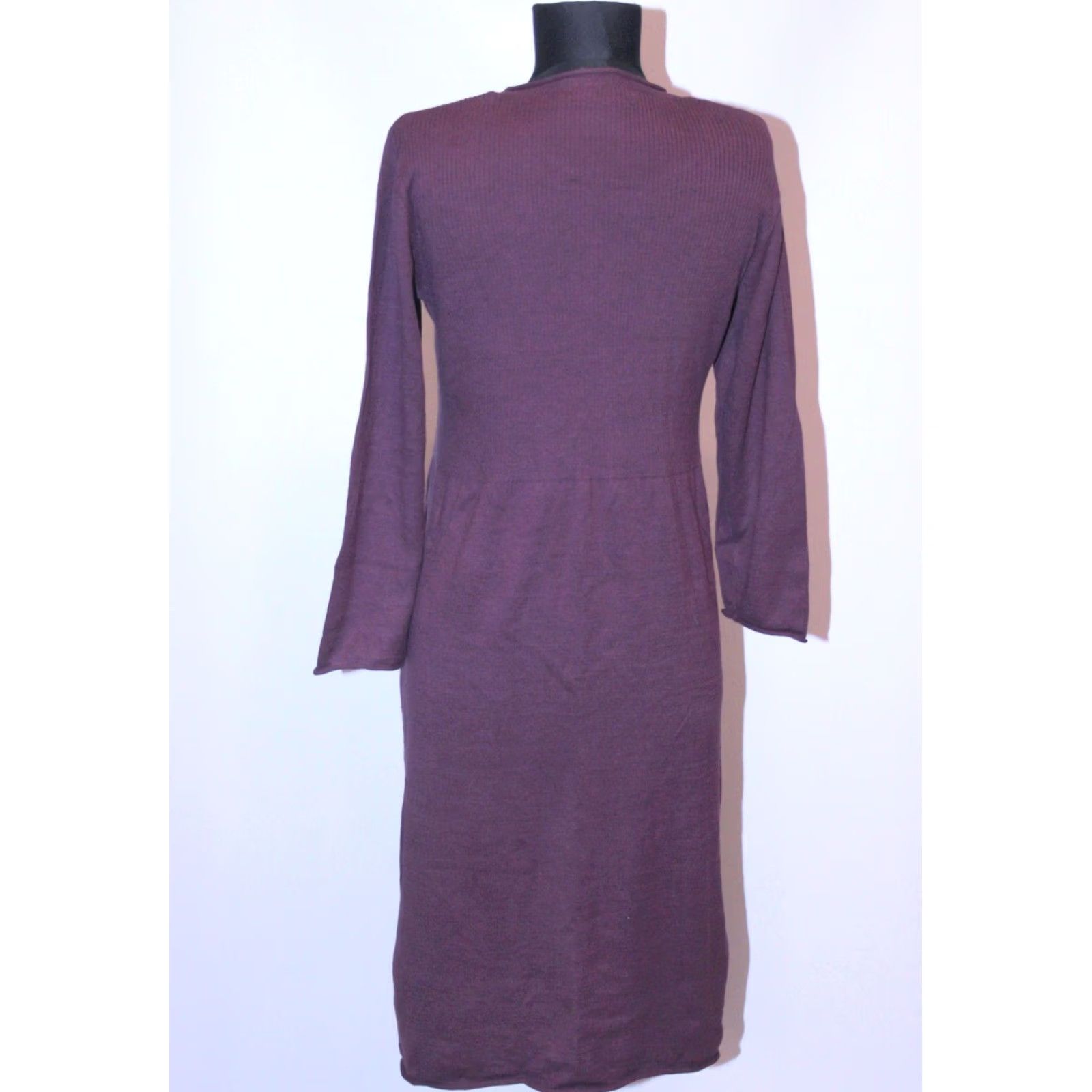 Vintage Gudrun Sjoden Womens Purple Midi Dress S - A-Line, 100% genuine, Size S, Purple, Midi, Women Size S / US 4 / IT 40 - 4 Thumbnail
