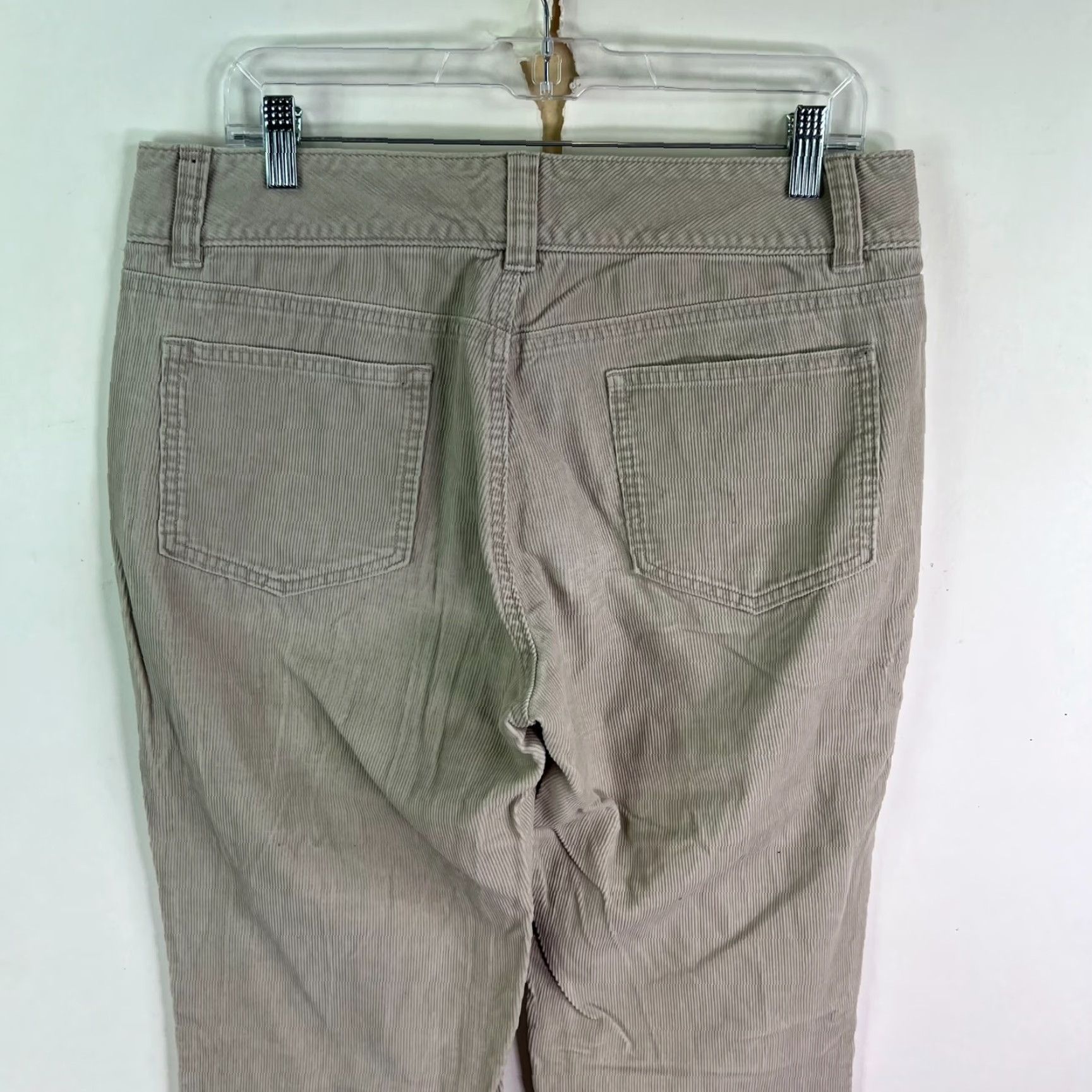 Banana Republic VINTAGE Banana Republic Jeans Corduroy 5-Pocket Low Rise Beige Women's 12 34x33 90s Retro Size 34" / US 12 / IT 48 - 5 Thumbnail