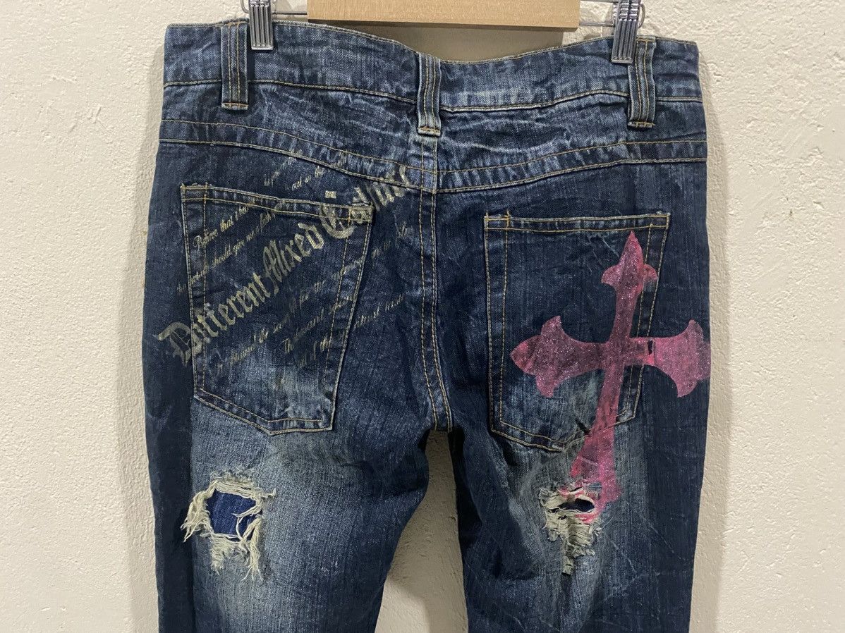 Japanese Brand Vintage Sorridere Distressed Painter Flared Jeans Size US 33 - 6 Thumbnail