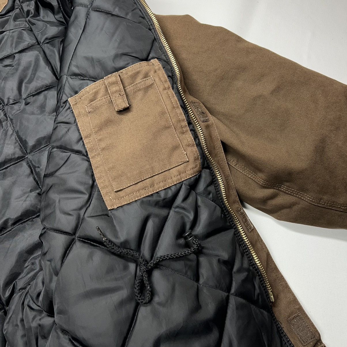 Other Berne Jacket Brown Heartland Washed Chore Coat Lined Canvas Size US XXL / EU 58 / 5 - 10 Thumbnail