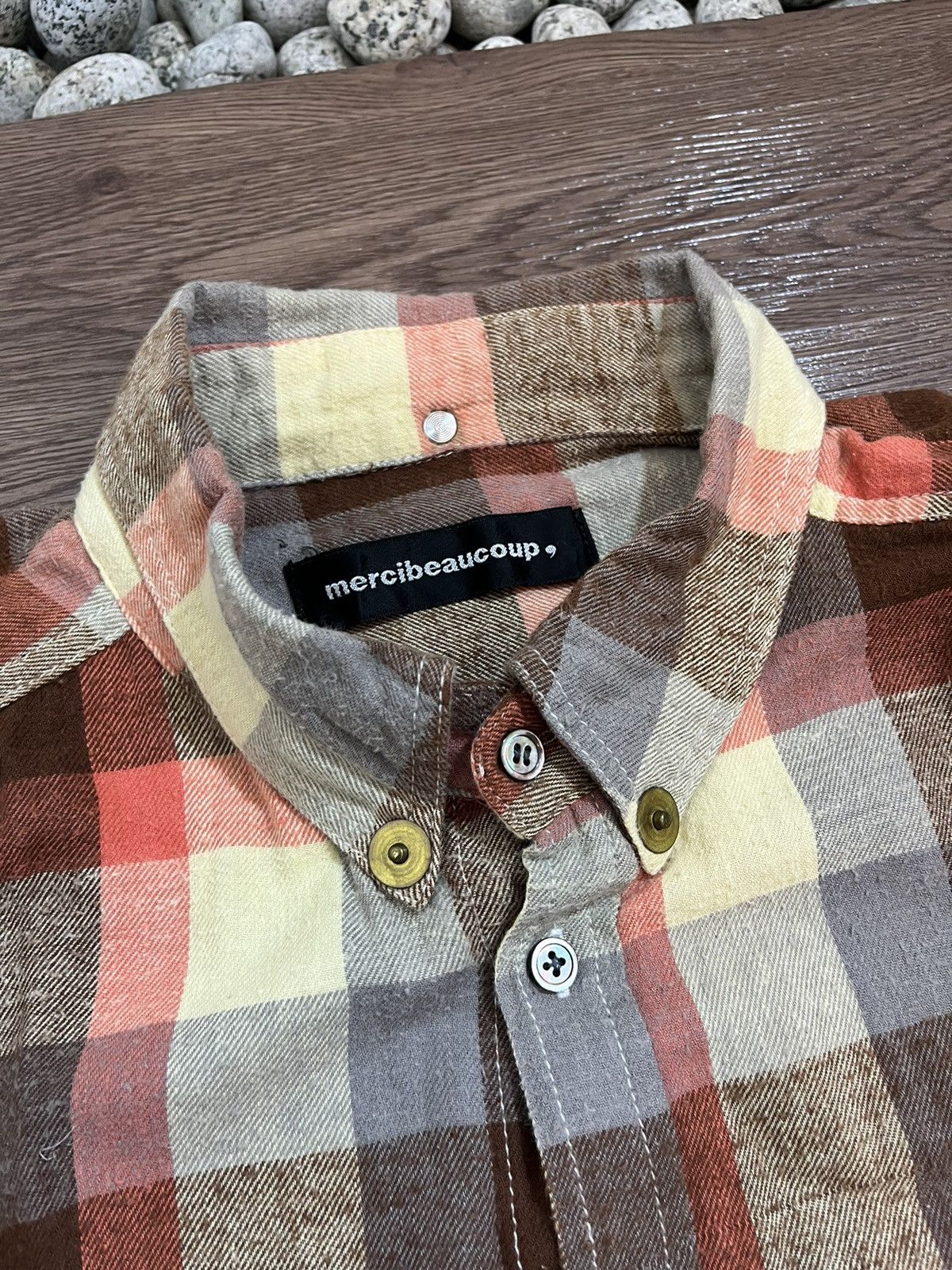 mercibeaucoup Issey Miyake by Mercibeaucoup Double Sleeve Flannel Shirt Size US L / EU 52-54 / 3 - 11 Thumbnail