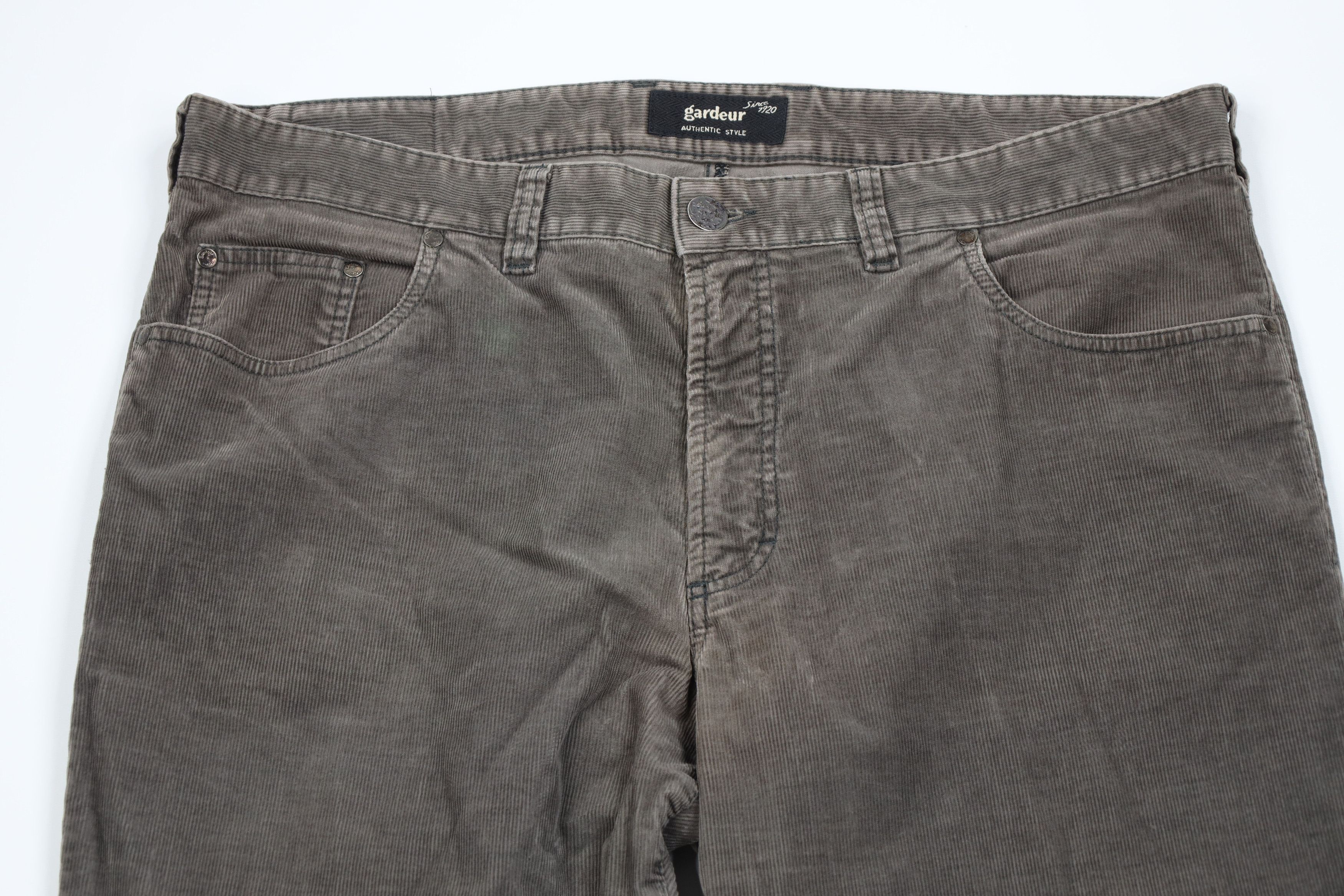Gardeur Gardeur Wide Leg Bootcut Corduroy Chino Pants Trousers Gray Size US 40 / EU 56 - 2 Thumbnail