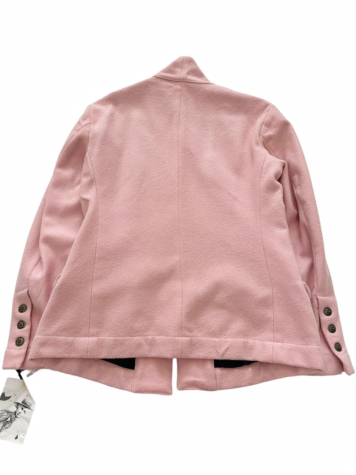 Greg Lauren Sz2 Pink Wool GL 1 Kimono Throwover Jacket Size US M / EU 48-50 / 2 - 4 Thumbnail