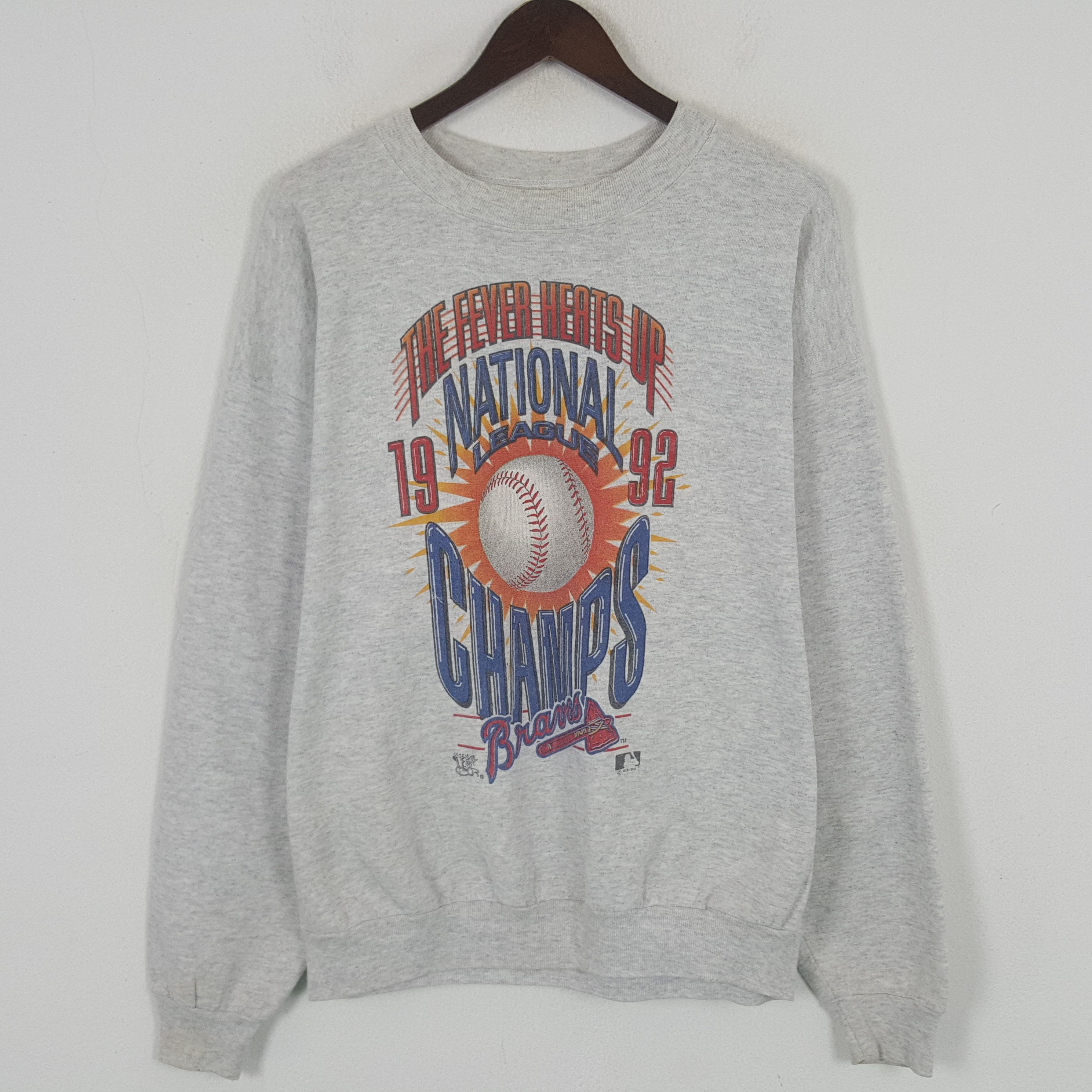 MLB × Vintage Vintage National League Champ MLB Sweatshirt Size US XL / EU 56 / 4 - 1 Thumbnail