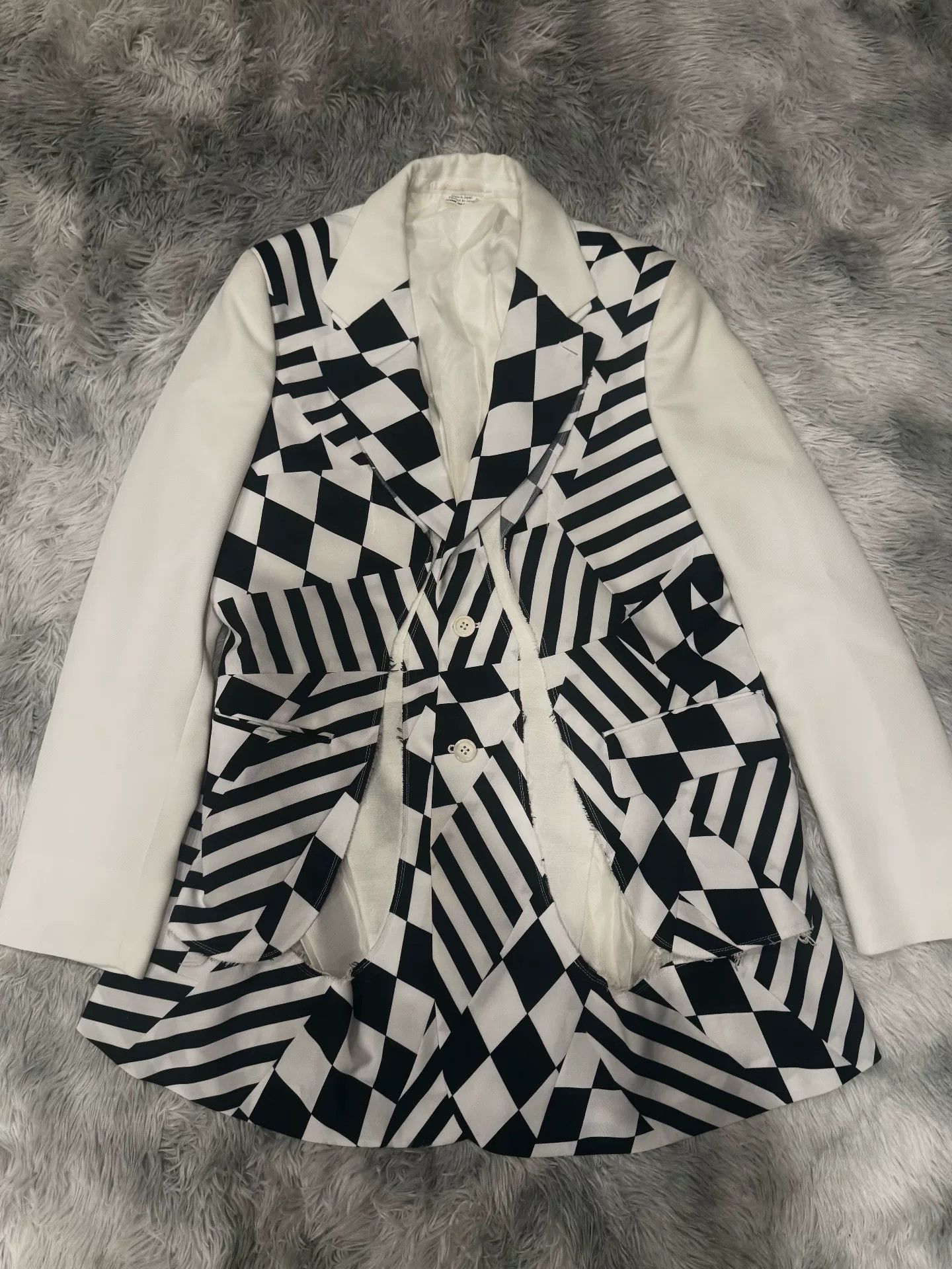 Comme des Garcons CommeDesGarsons CDG Deconstructed Blazer Size US M / EU 48-50 / 2 - 1 Thumbnail