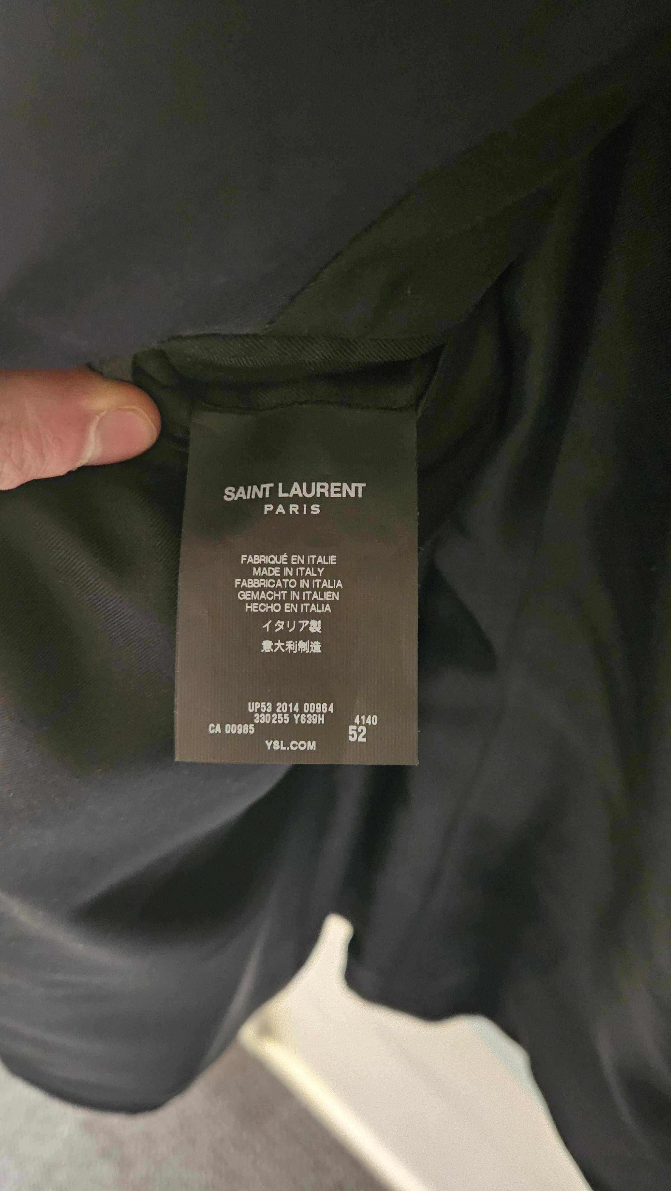 Saint Laurent Paris Saint Laurent Wool Jacket Size US L / EU 52-54 / 3 - 3 Thumbnail
