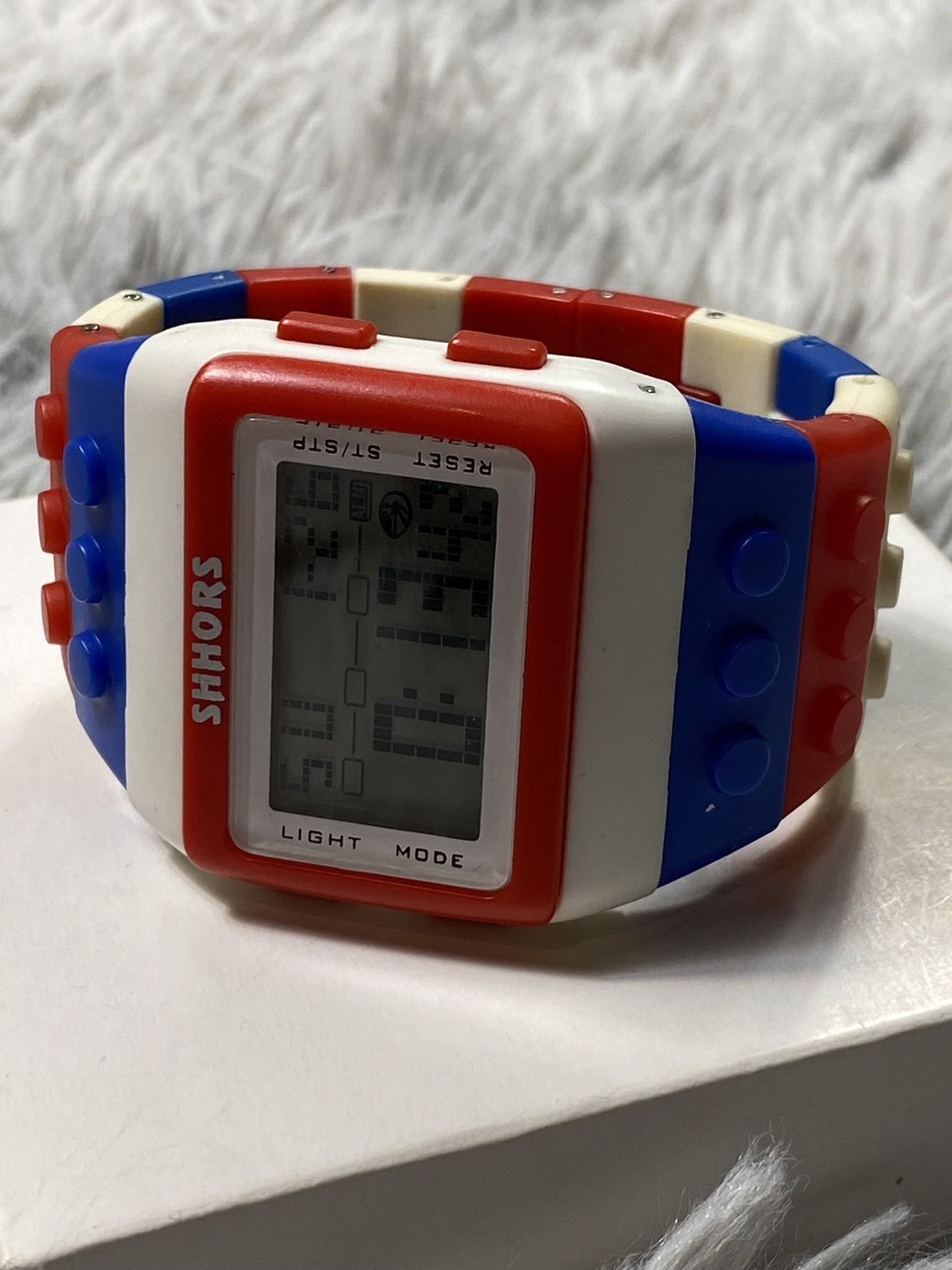 LEGO SHHORS Digital Watch Retro Lego Style | Japanese Brand Size ONE SIZE - 6 Thumbnail