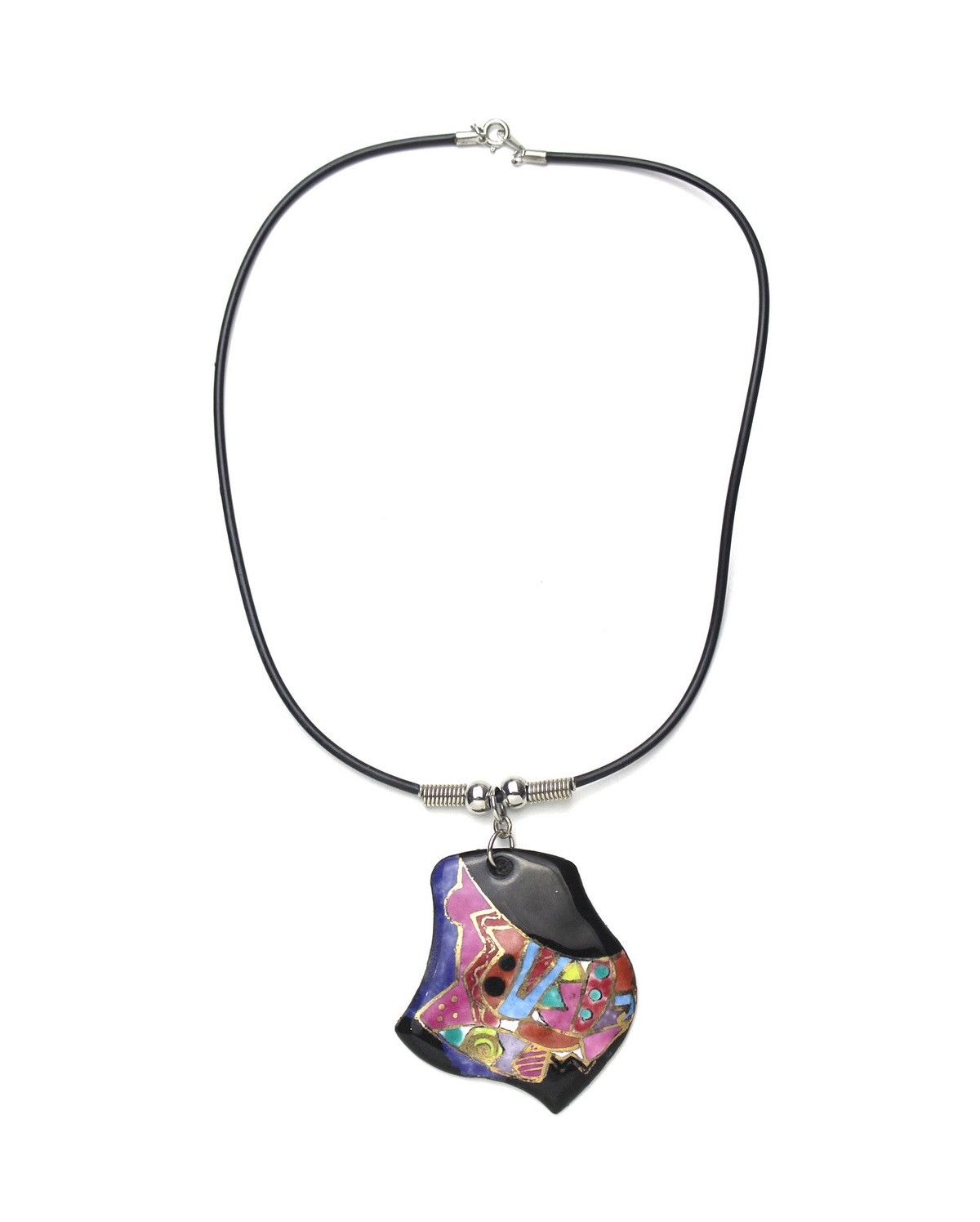 Vintage 2000S JAPANESE MADE SHATTERED ART NECKLACE Size ONE SIZE - 1 Thumbnail